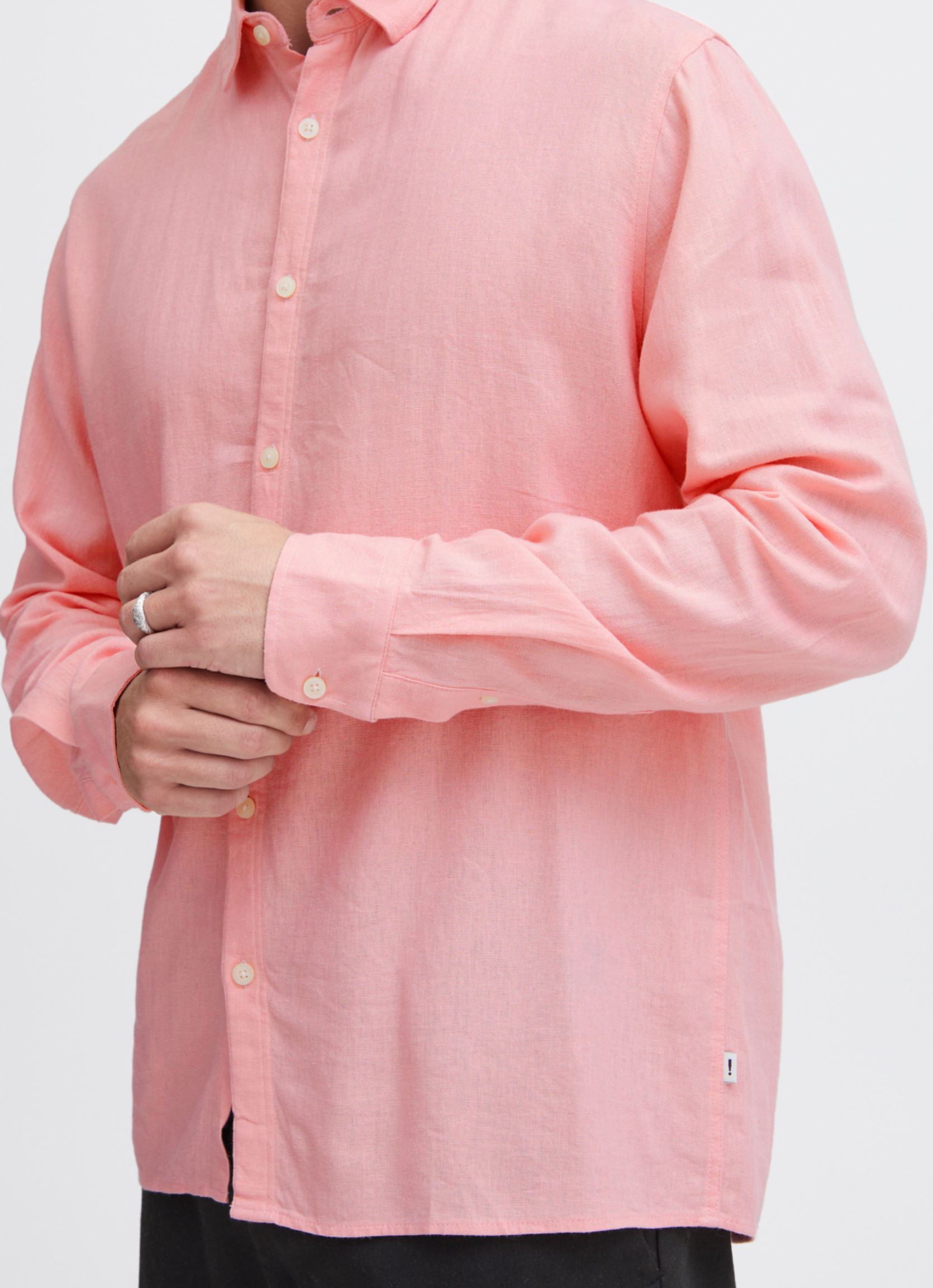 Hemden SDEnea Allan LS herren rosa SOLID Hemden SDEnea Allan LS herren rosa POWDER PINK
