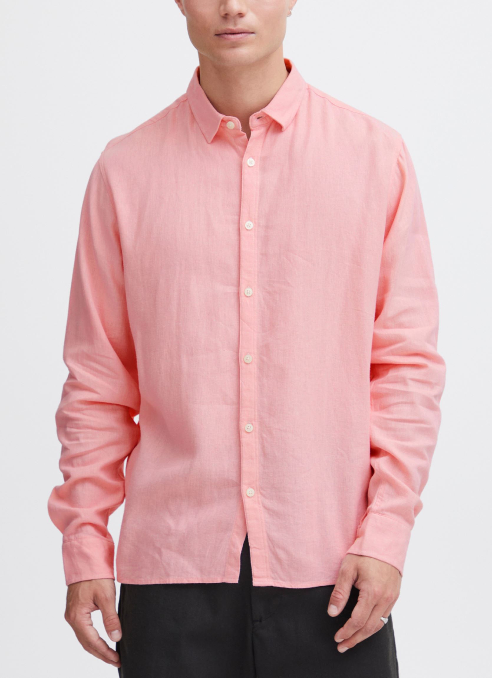 Hemden SDEnea Allan LS herren rosa SOLID Hemden SDEnea Allan LS herren rosa POWDER PINK
