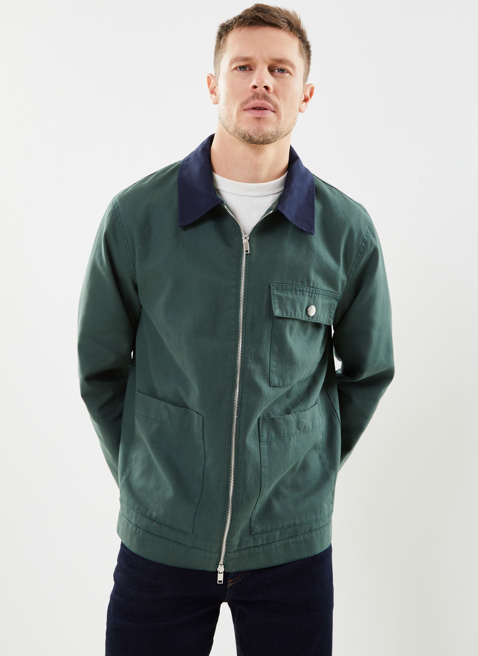 Chaquetas SDIb hombre verde SOLID Chaquetas SDIb hombre verde GARDEN TOPIARY