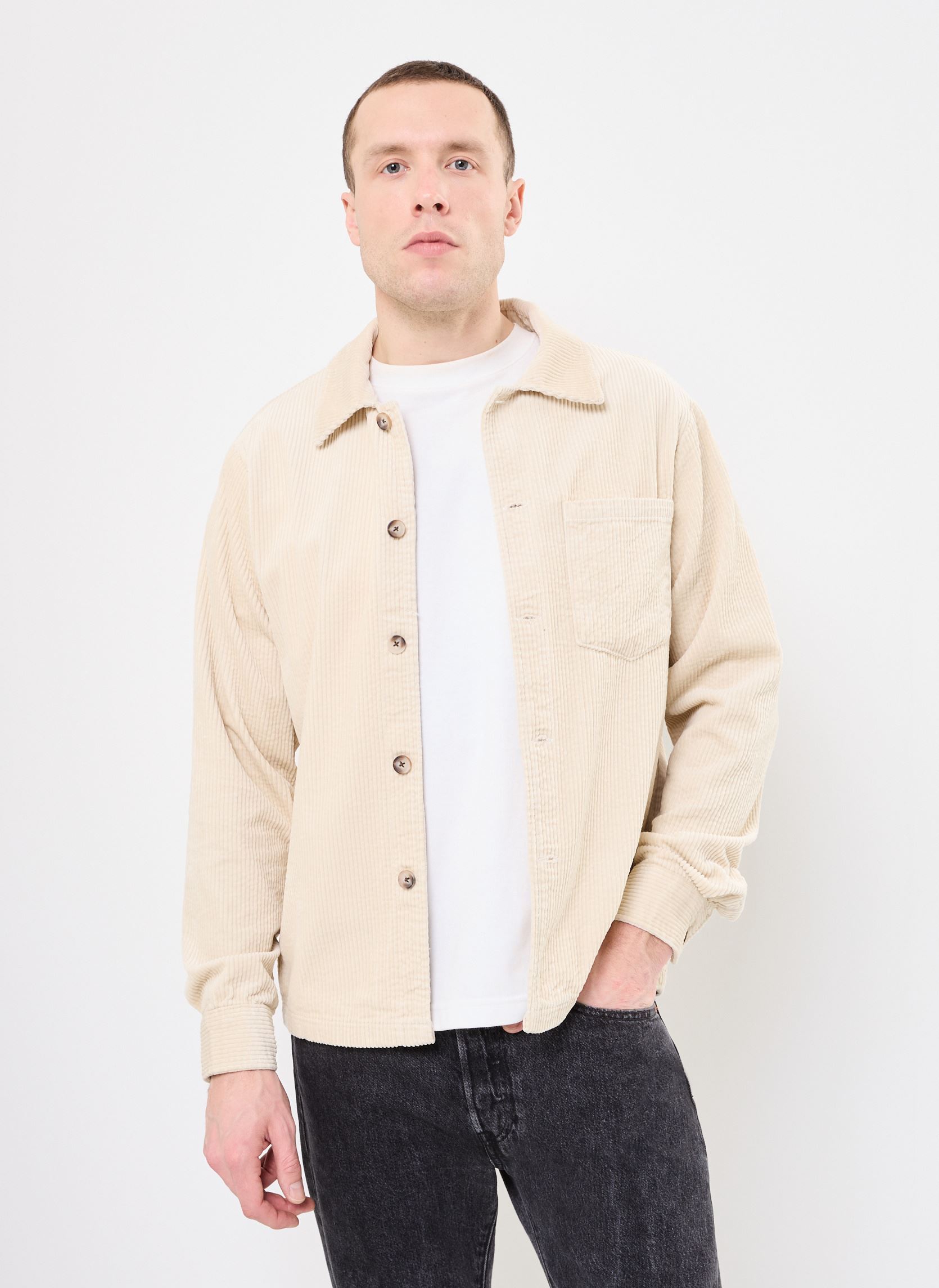 Vestes SDIngvi homme blanc SOLID Vestes SDIngvi homme blanc OATMEAL