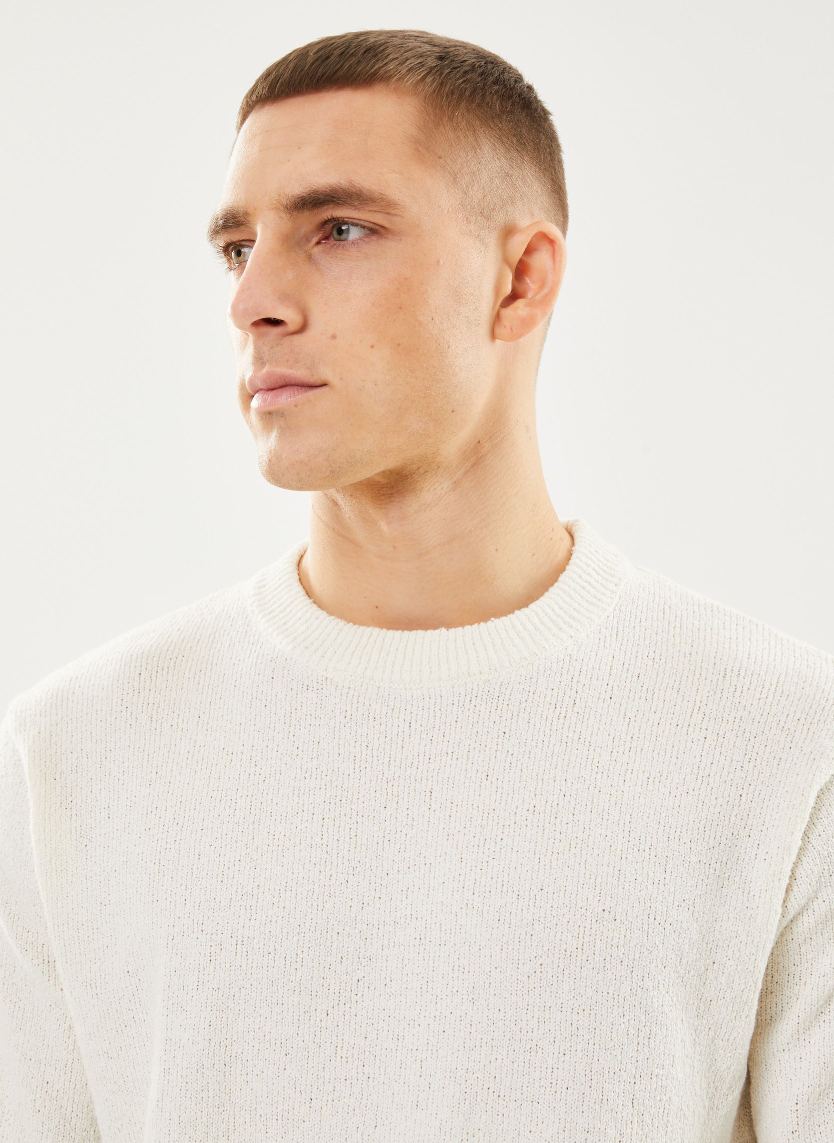 Truien SDIke heren wit SOLID Truien SDIke heren wit OFF WHITE