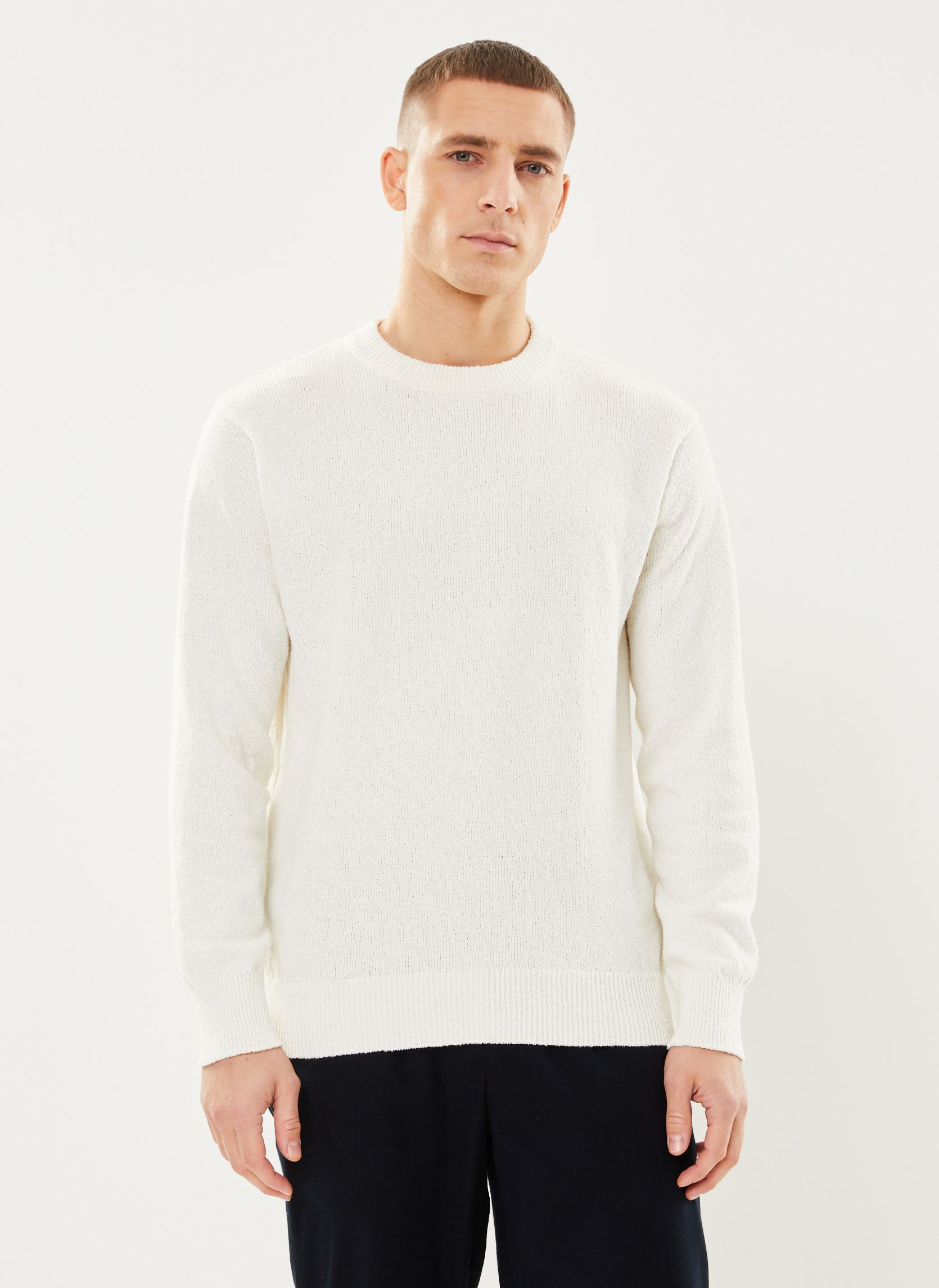 Truien SDIke heren wit SOLID Truien SDIke heren wit OFF WHITE