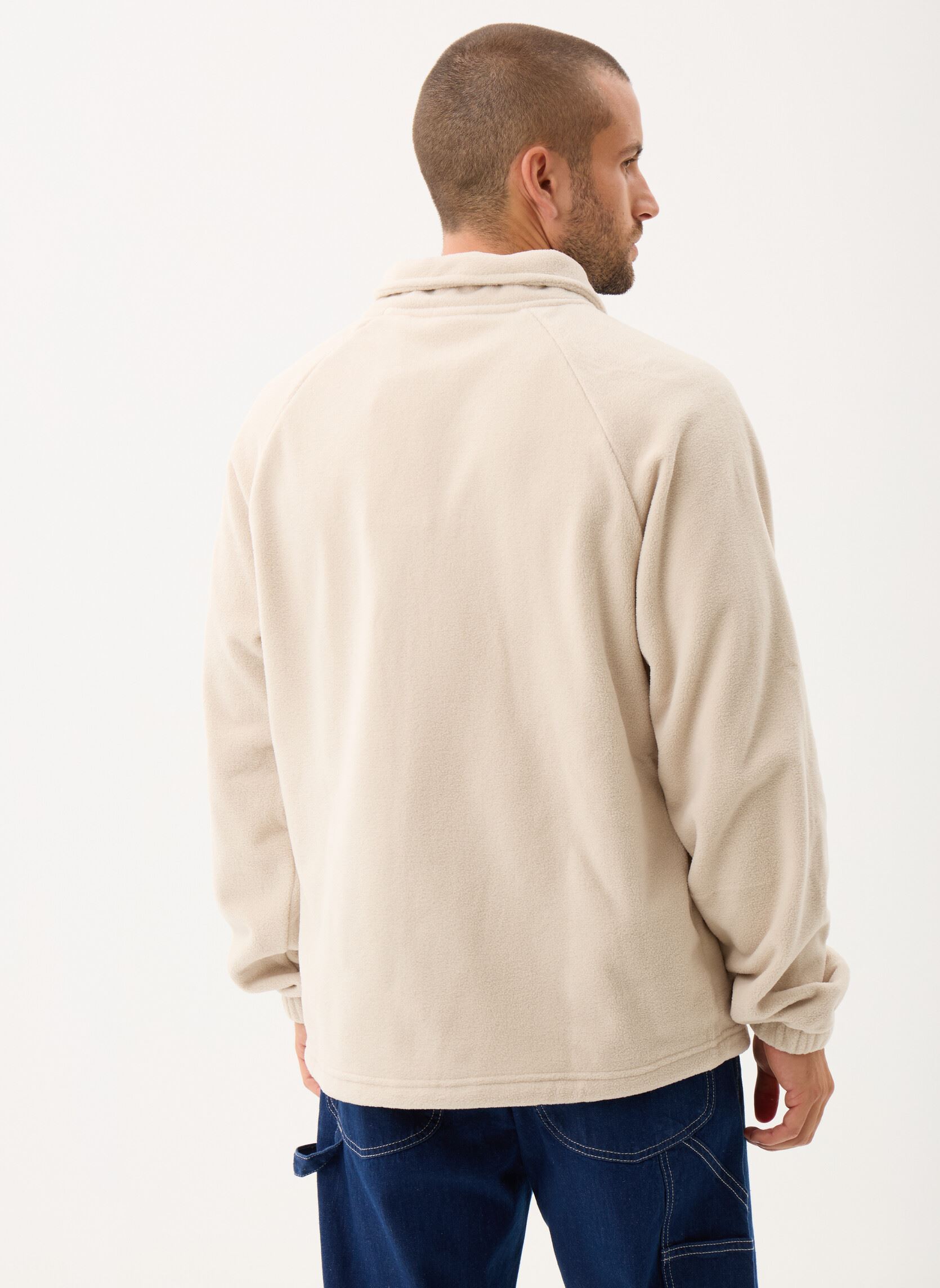 Sweats zippés SDIbrahim homme beige SOLID Sweats zippés SDIbrahim homme beige OATMEAL