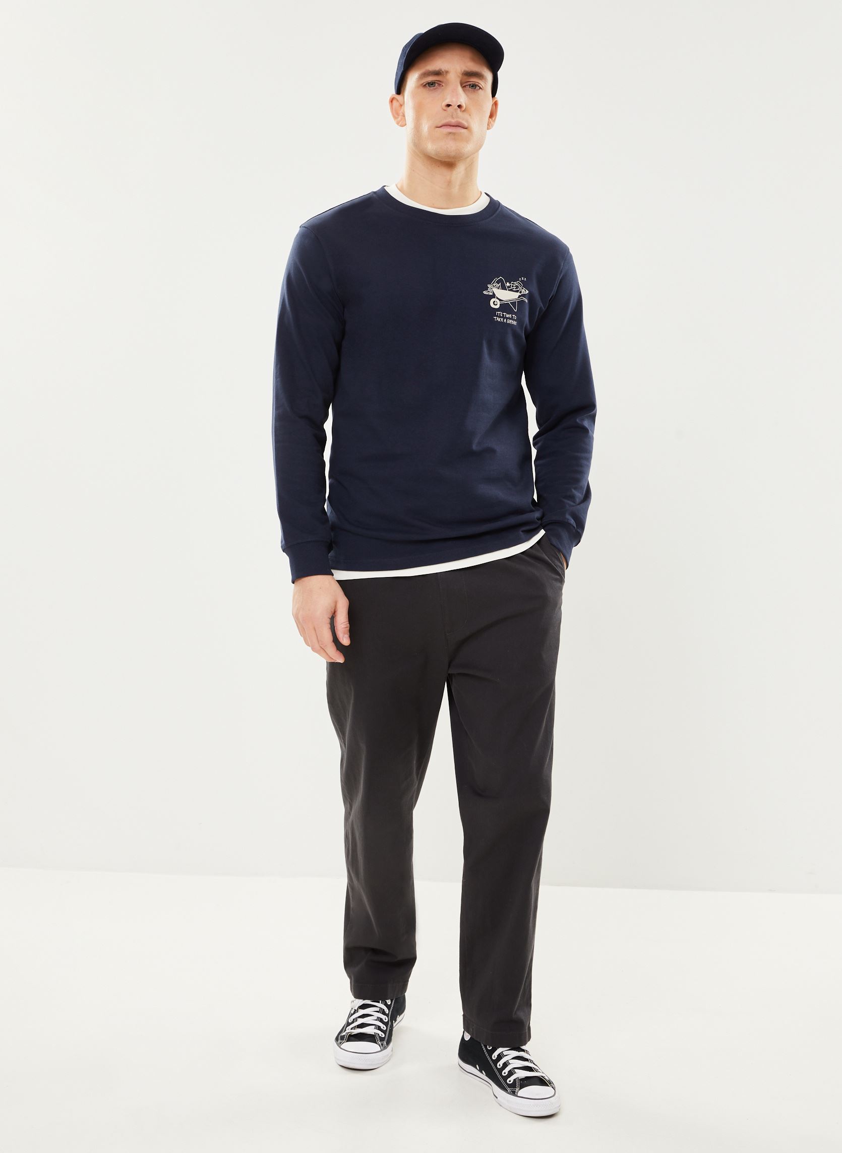 Tee-shirts manches longues SDIggy homme bleu SOLID Tee-shirts manches longues SDIggy homme bleu INSIGNIA BLUE