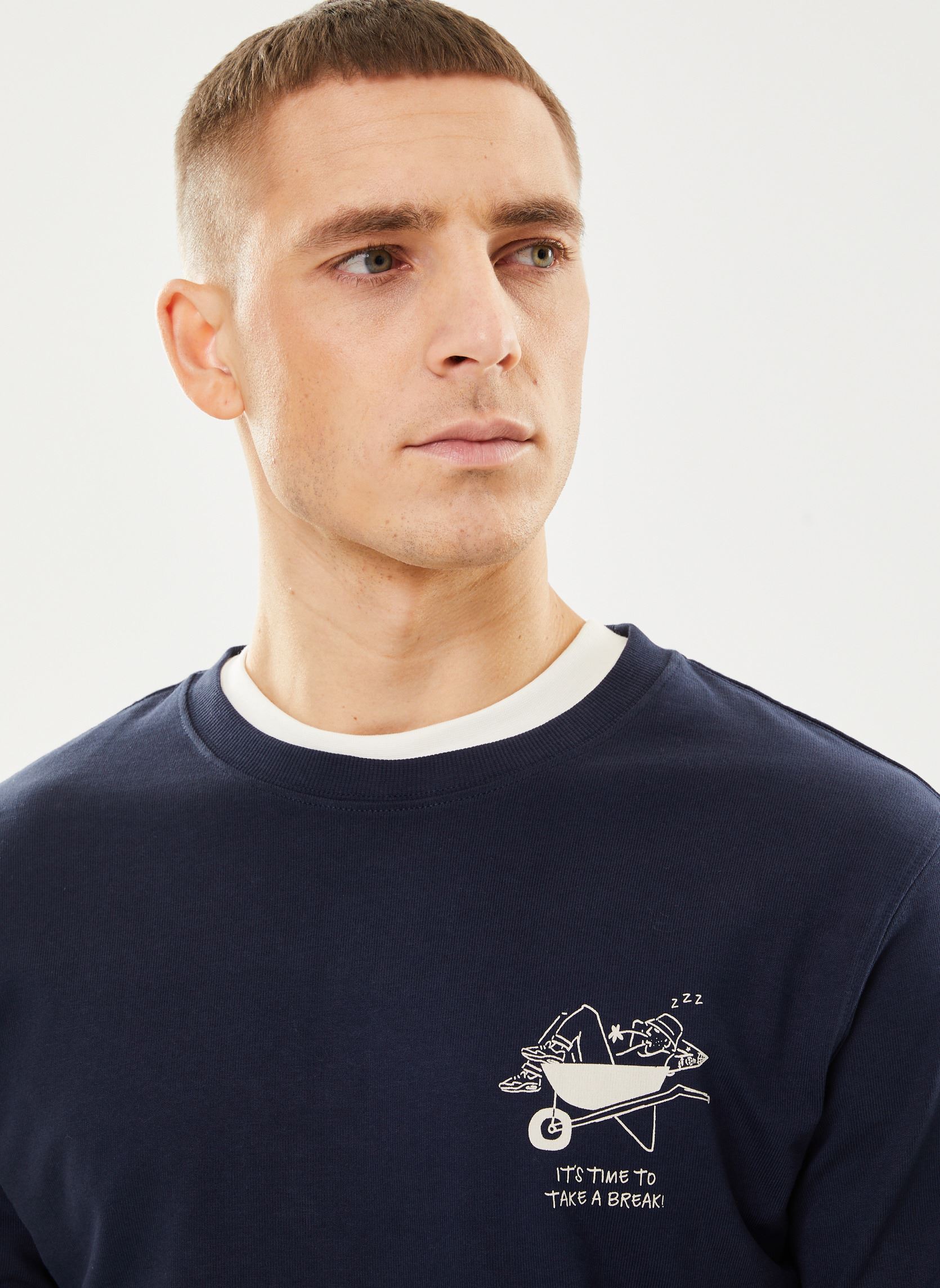 Tee-shirts manches longues SDIggy homme bleu SOLID Tee-shirts manches longues SDIggy homme bleu INSIGNIA BLUE