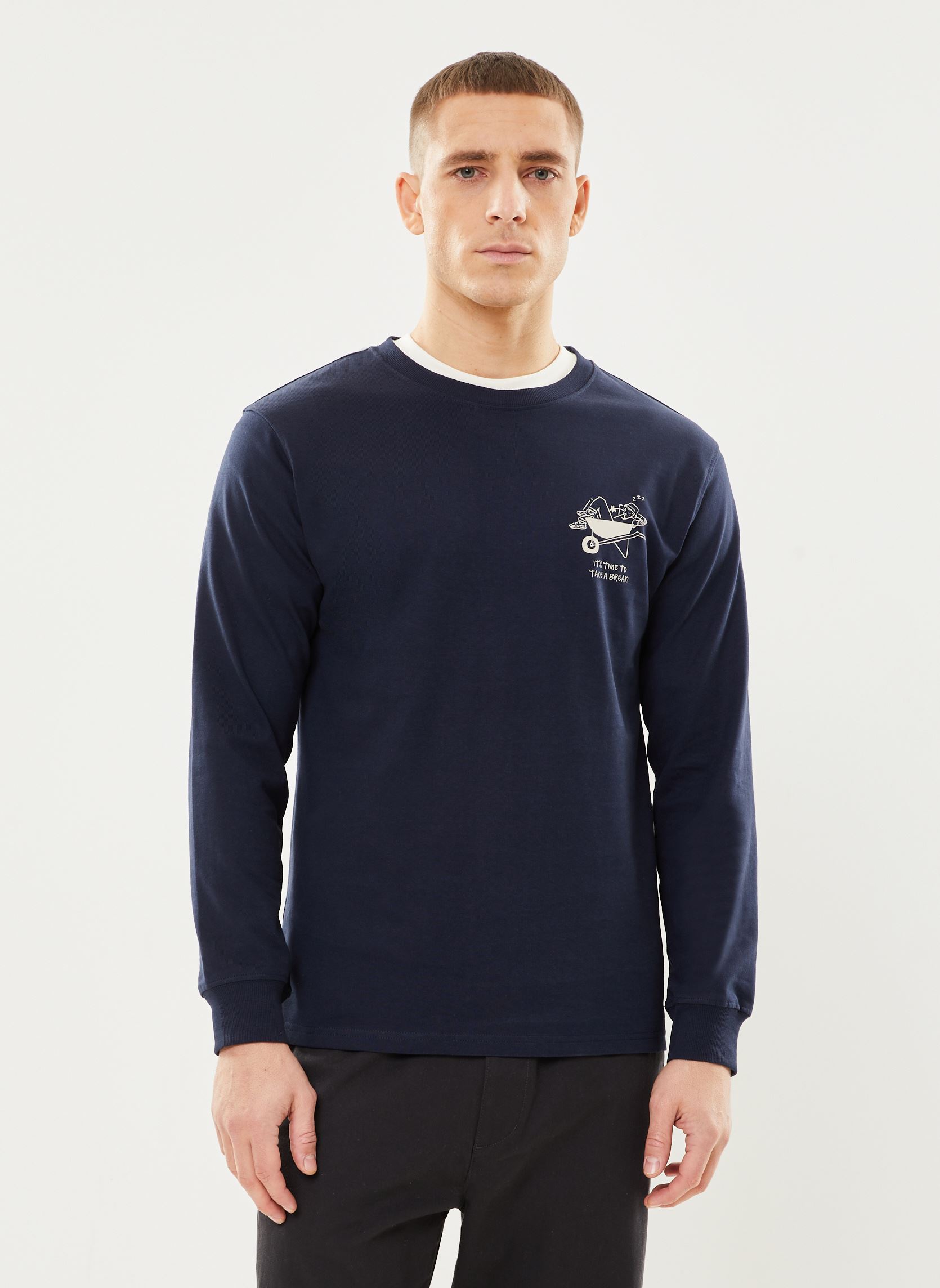 Tee-shirts manches longues SDIggy homme bleu SOLID Tee-shirts manches longues SDIggy homme bleu INSIGNIA BLUE
