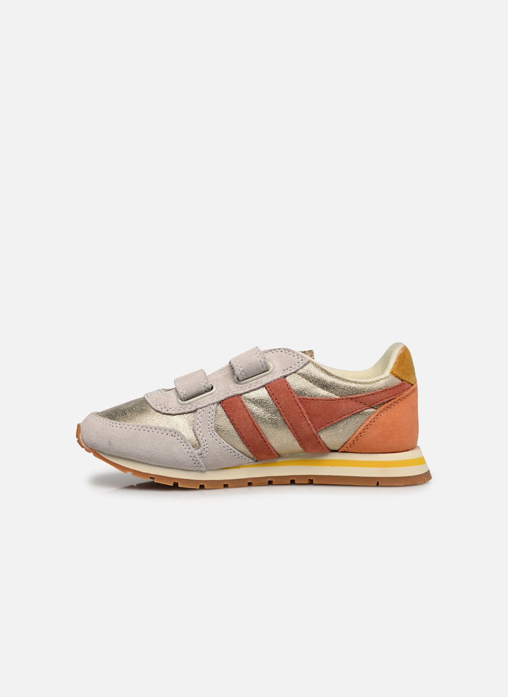Sneaker DAYTONA BLAZE STRAP mädchen silber Gola Sneaker DAYTONA BLAZE STRAP mädchen silber GOLD/ORANGE SPICE/SUN
