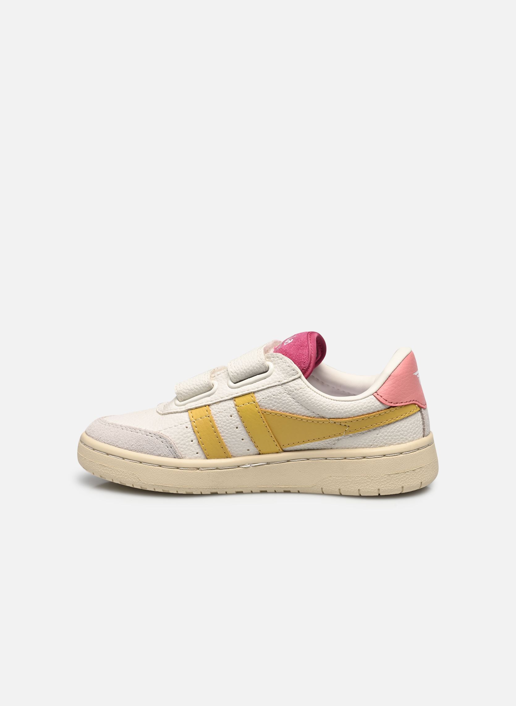 Baskets FALCON STRAP fille blanc Gola Baskets FALCON STRAP fille blanc White/Pollen/Coral Pink