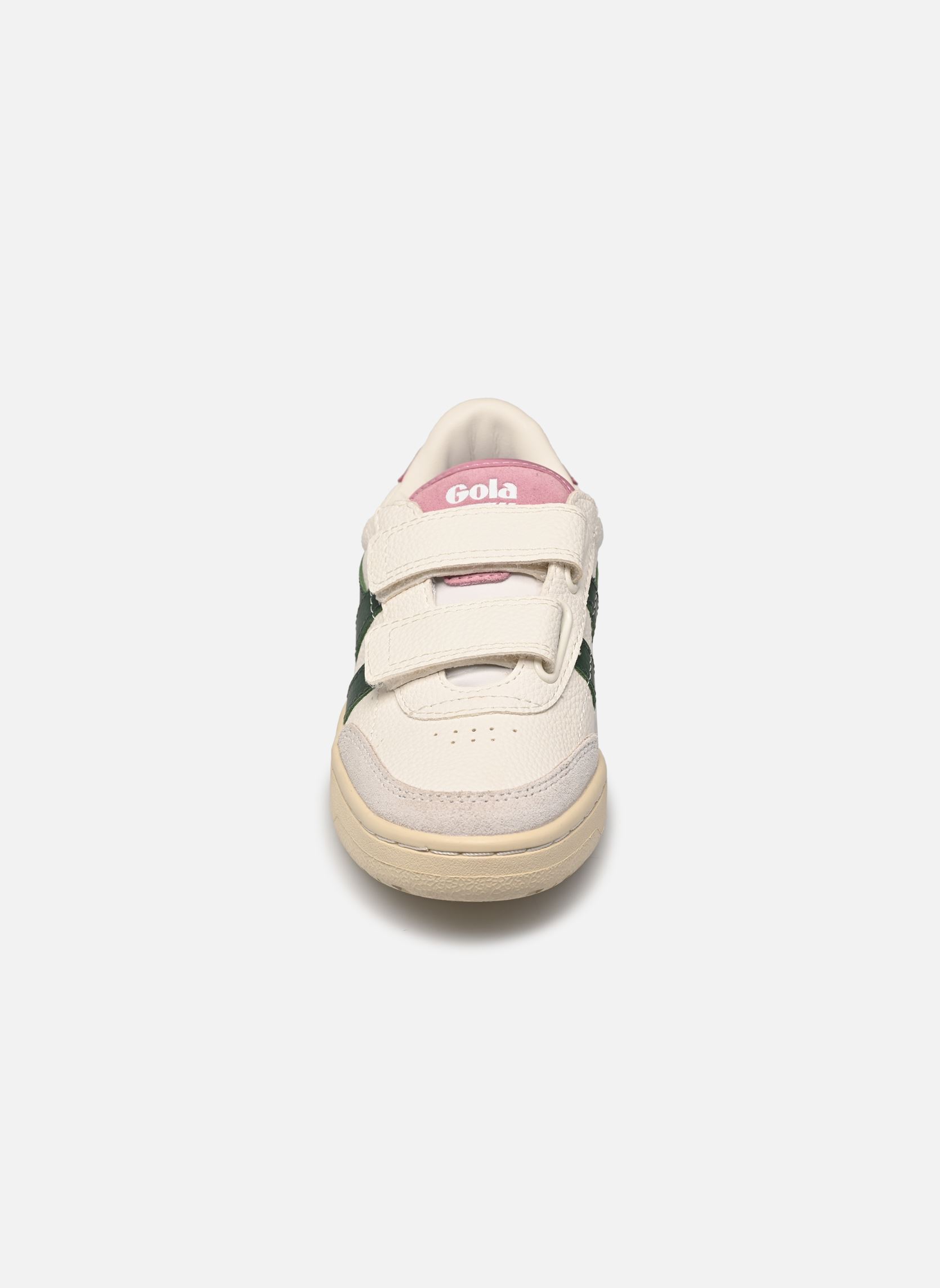 Baskets FALCON STRAP fille blanc Gola Baskets FALCON STRAP fille blanc White/Evergreen/Fuchsia