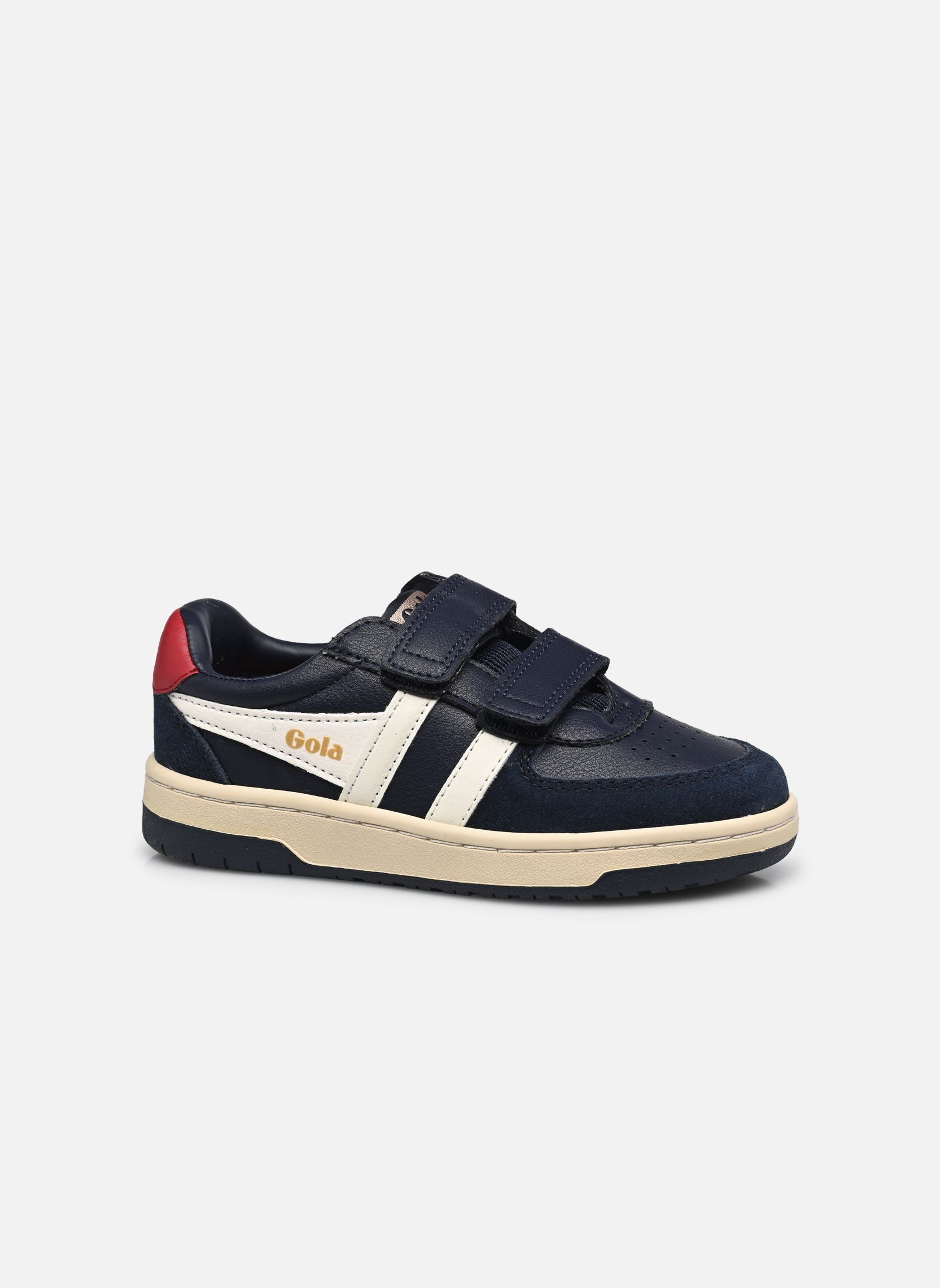 Sneaker HAWK STRAP jungen blau Gola Sneaker HAWK STRAP jungen blau NAVY/OFF WHITE/DEEP RED