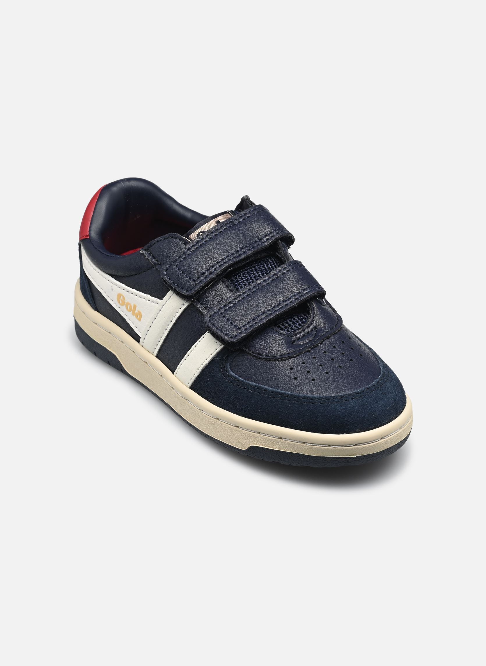 Sneaker HAWK STRAP jungen blau Gola Sneaker HAWK STRAP jungen blau NAVY/OFF WHITE/DEEP RED