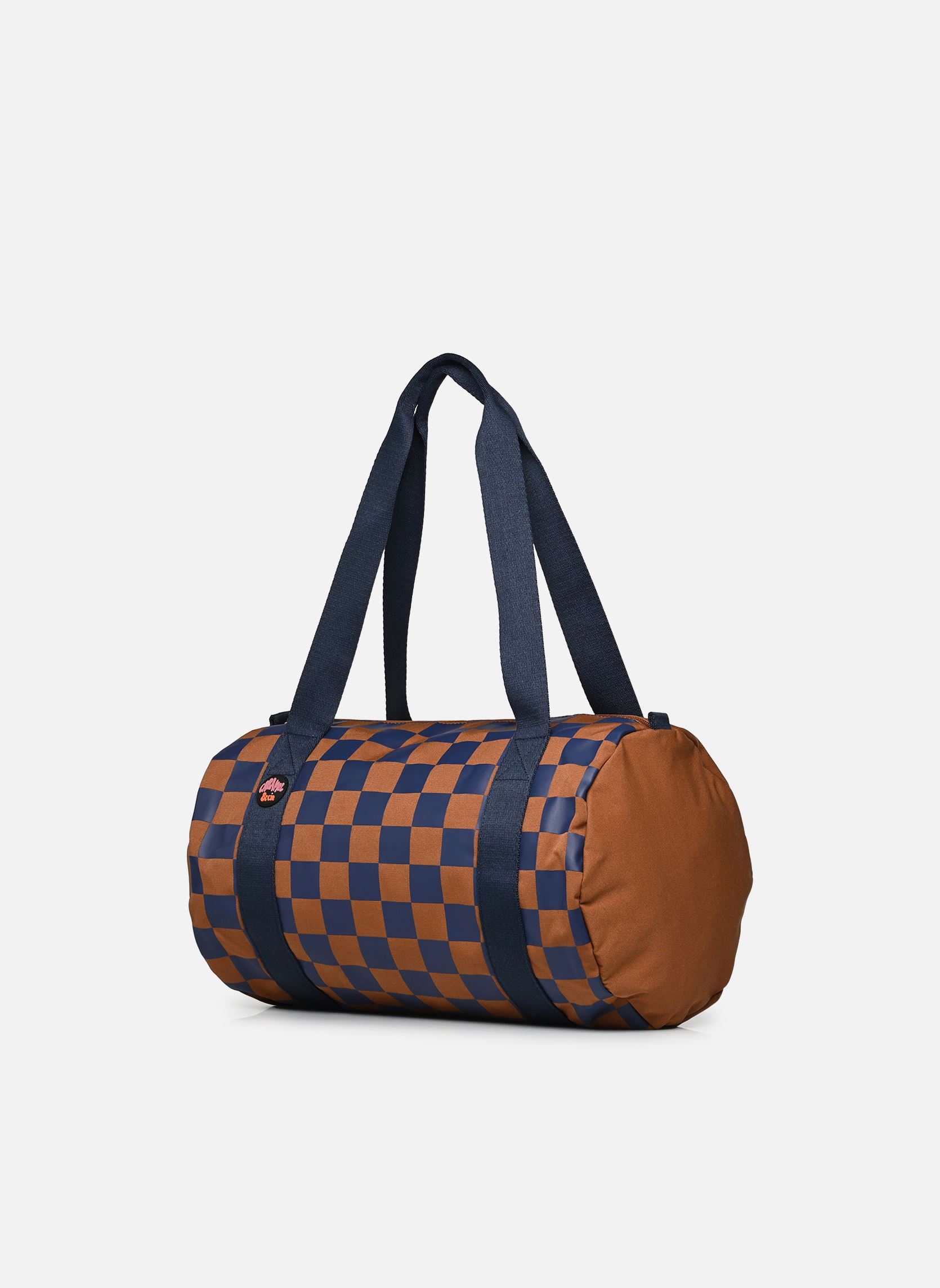 Reisetaschen Week end bag mädchen braun Caramel & Cie Reisetaschen Week end bag mädchen braun Ocre / Marine