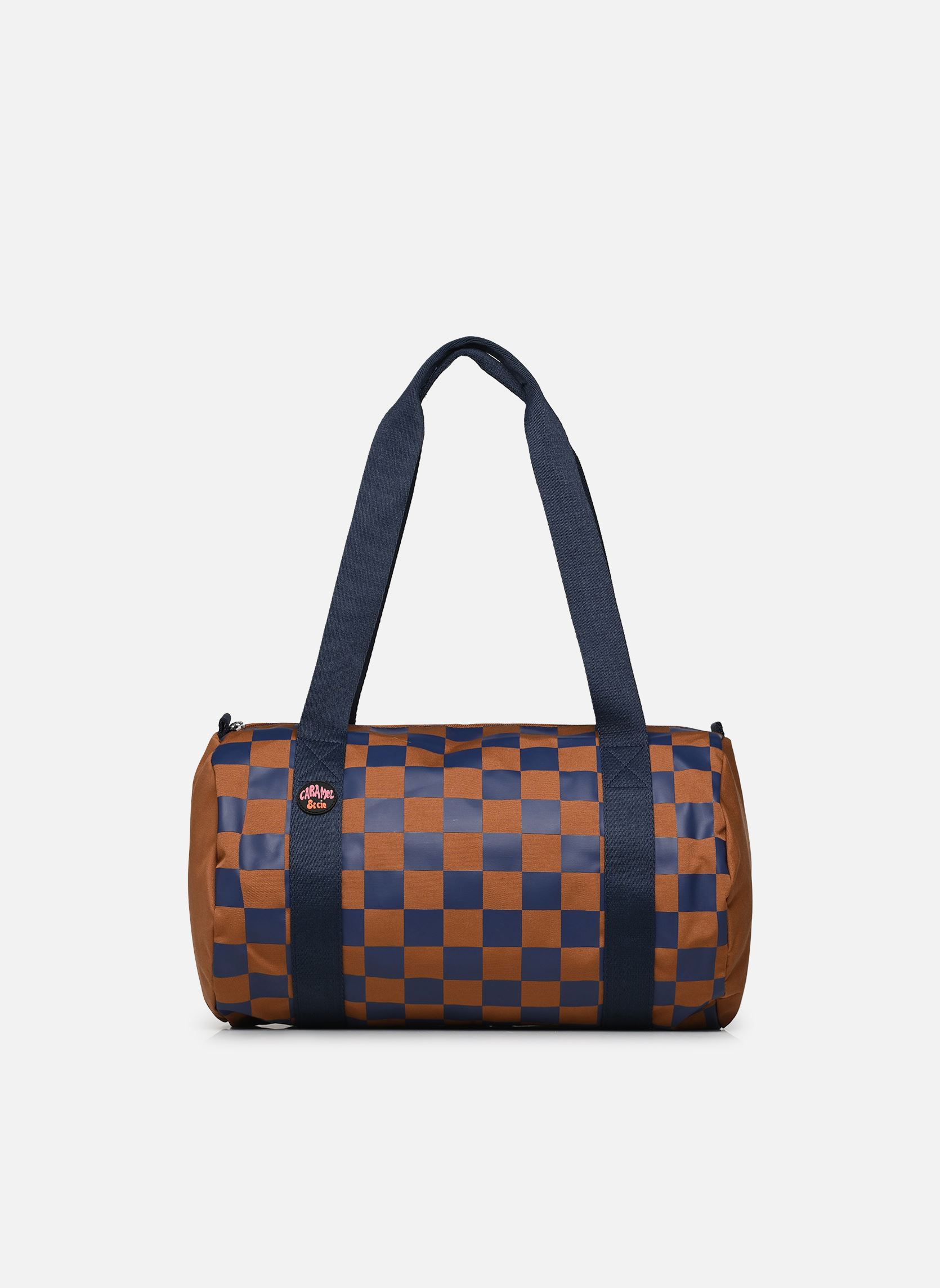 Reisetaschen Week end bag mädchen braun Caramel & Cie Reisetaschen Week end bag mädchen braun Ocre / Marine