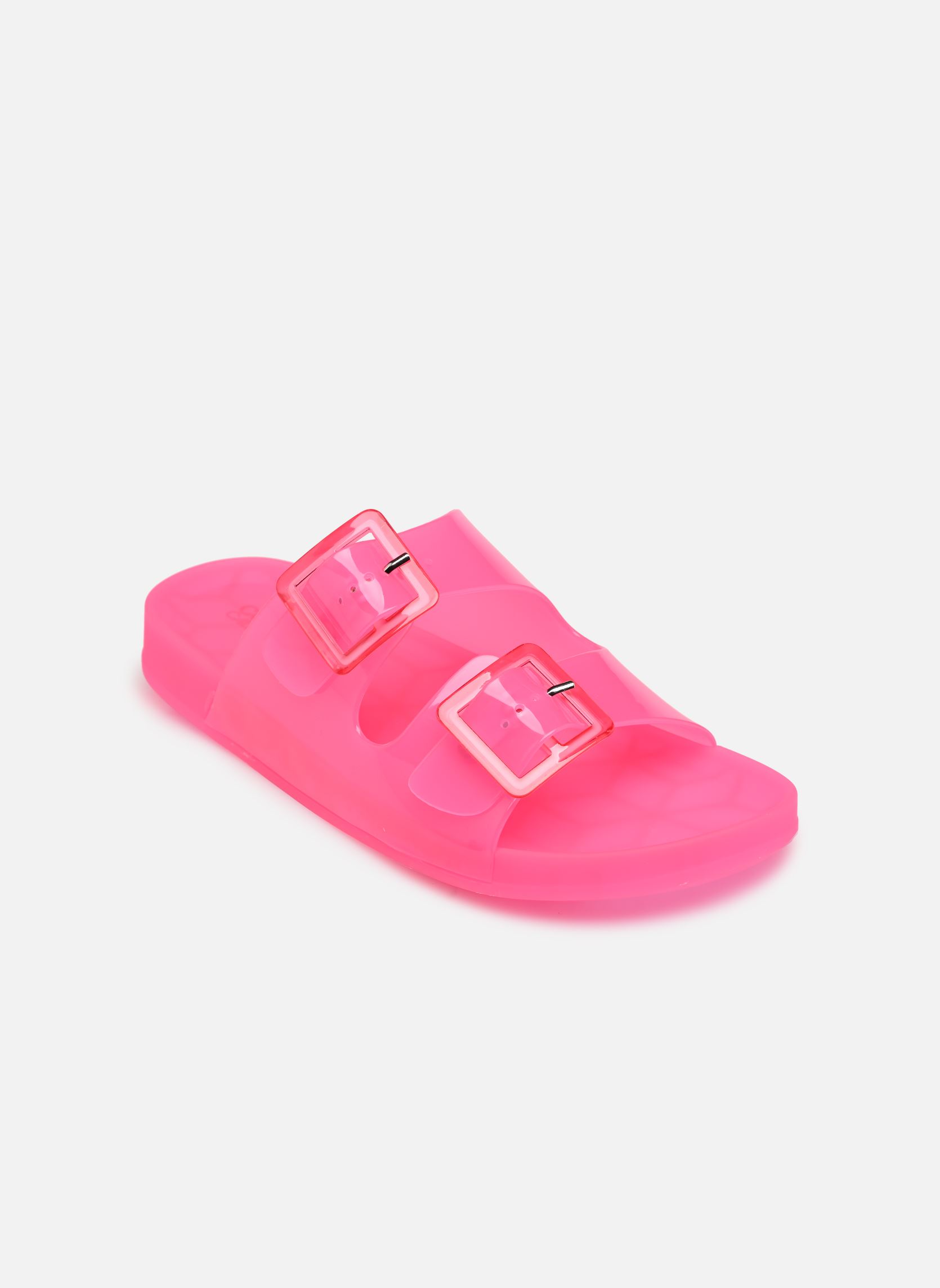 Ciabattine e Sabots Jelly sandal 2 buckles donna rosa Colors of California Ciabattine e Sabots Jelly sandal 2 buckles donna rosa FUX