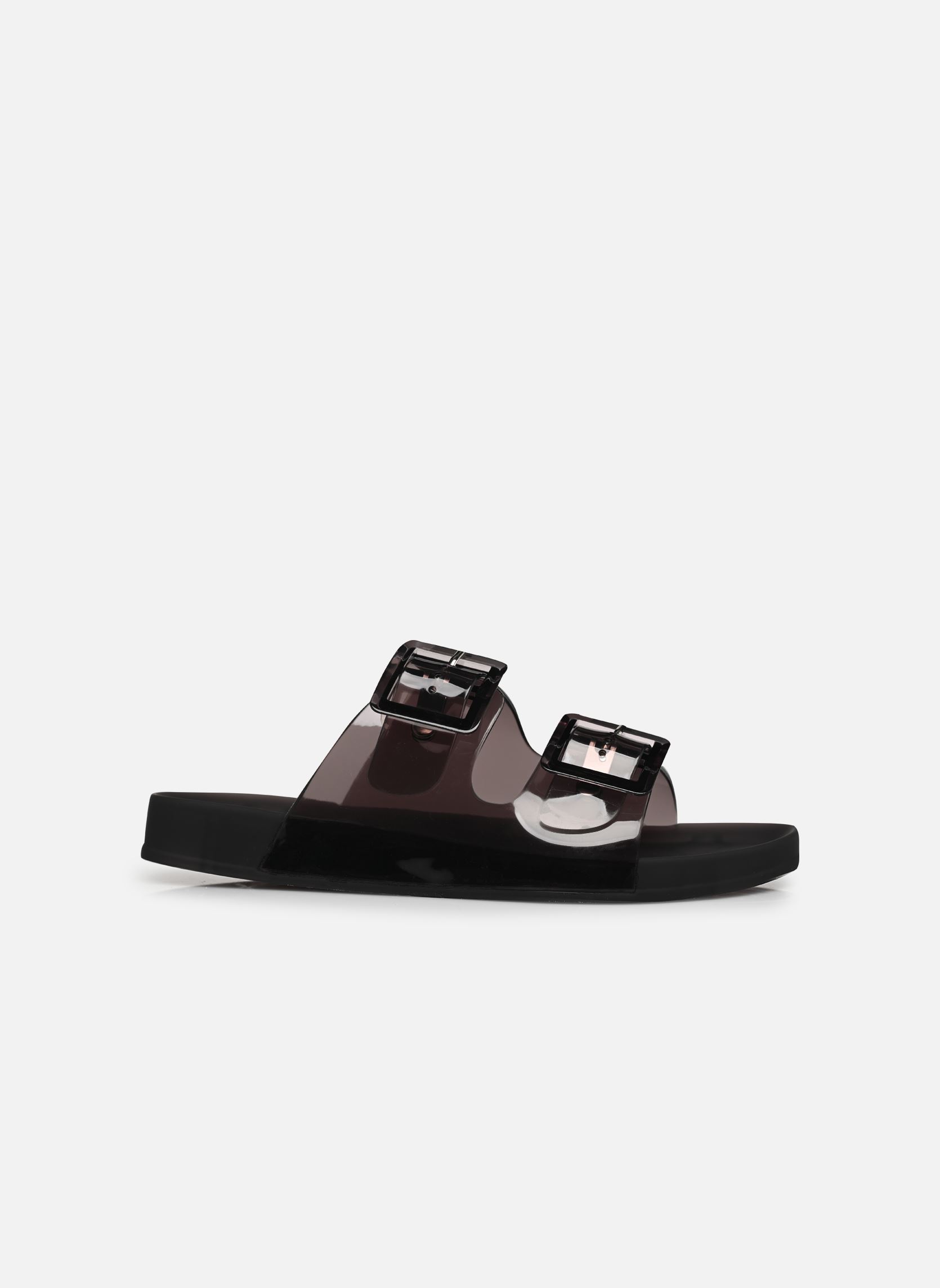 Zuecos y mules Jelly sandal 2 buckles mujer negro Colors of California Zuecos y mules Jelly sandal 2 buckles mujer negro BLA