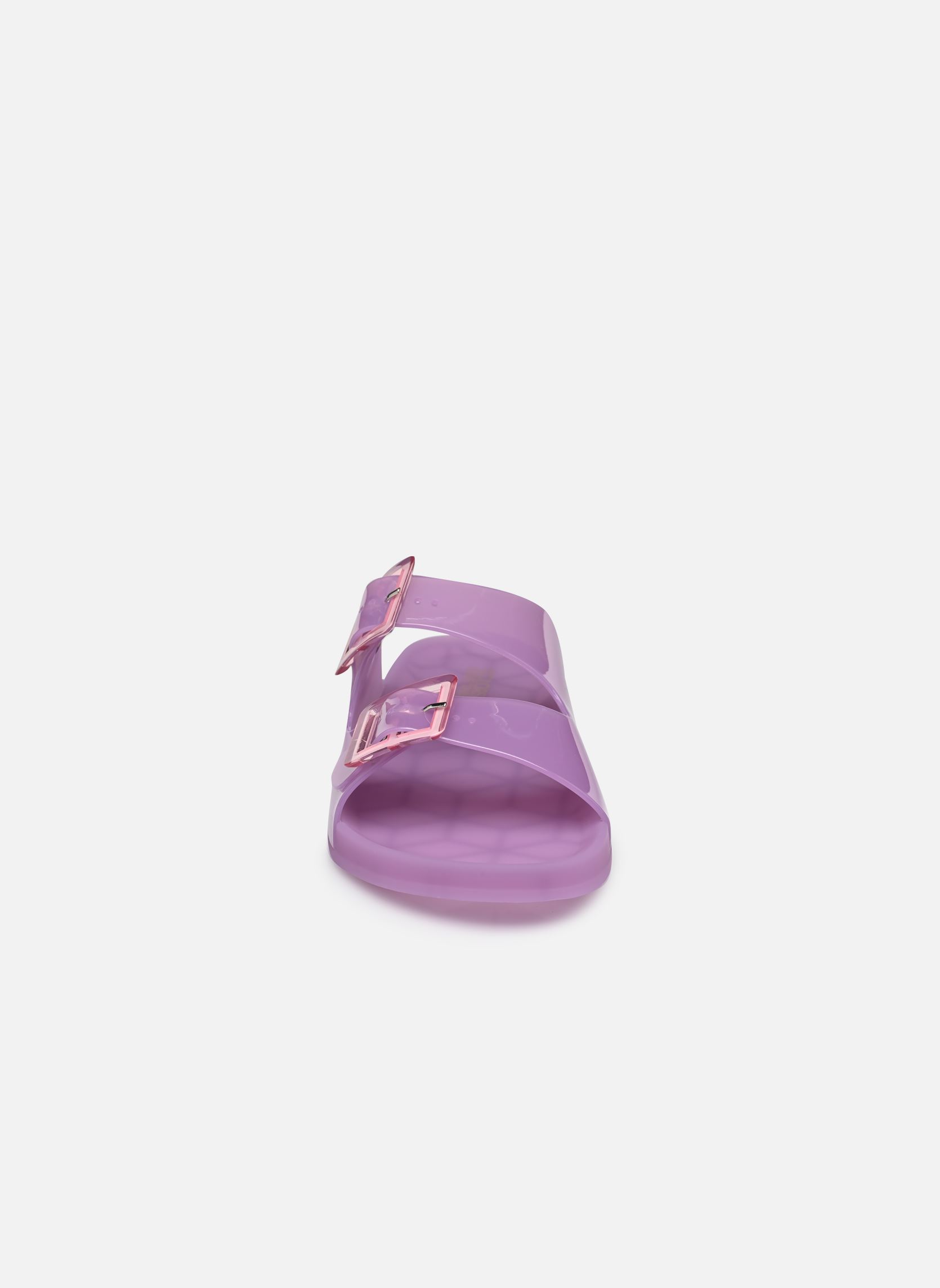 Mules et sabots Jelly sandal 2 buckles femme violet Colors of California Mules et sabots Jelly sandal 2 buckles femme violet LIL