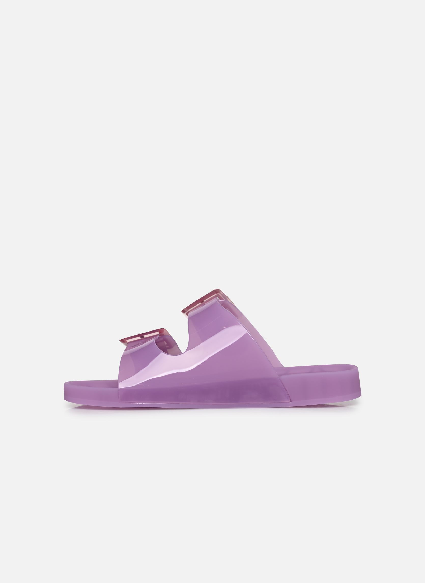 Mules et sabots Jelly sandal 2 buckles femme violet Colors of California Mules et sabots Jelly sandal 2 buckles femme violet LIL
