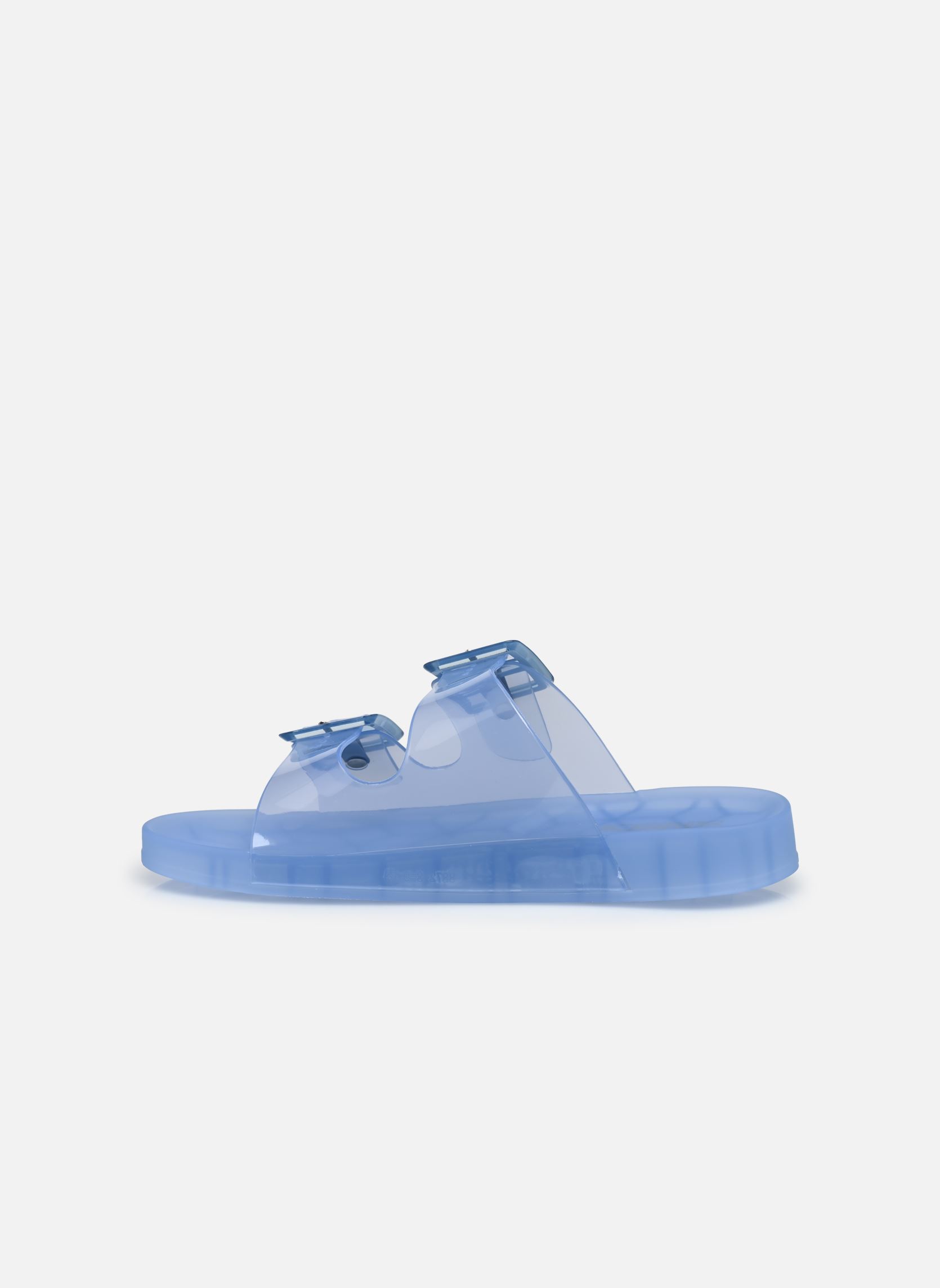 Mules et sabots Jelly sandal 2 buckles femme bleu Colors of California Mules et sabots Jelly sandal 2 buckles femme bleu DEN