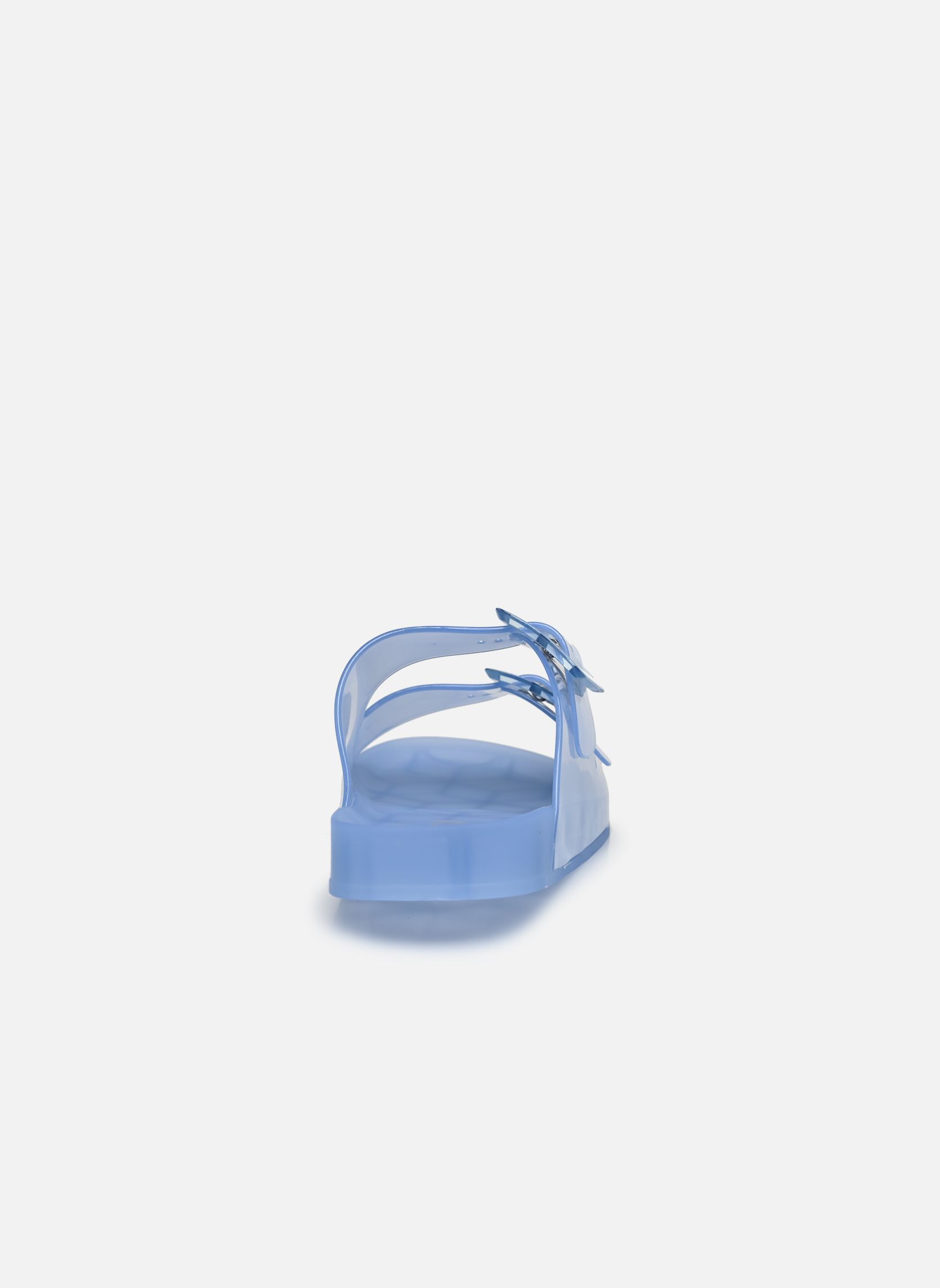 Mules et sabots Jelly sandal 2 buckles femme bleu Colors of California Mules et sabots Jelly sandal 2 buckles femme bleu DEN