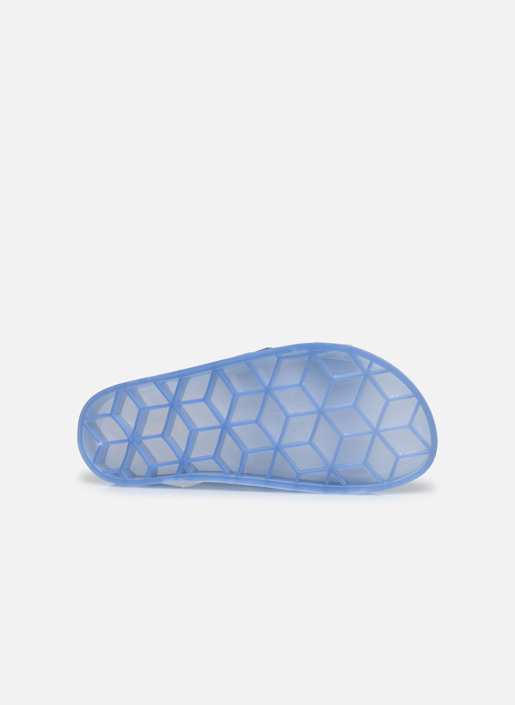 Mules et sabots Jelly sandal 2 buckles femme bleu Colors of California Mules et sabots Jelly sandal 2 buckles femme bleu DEN