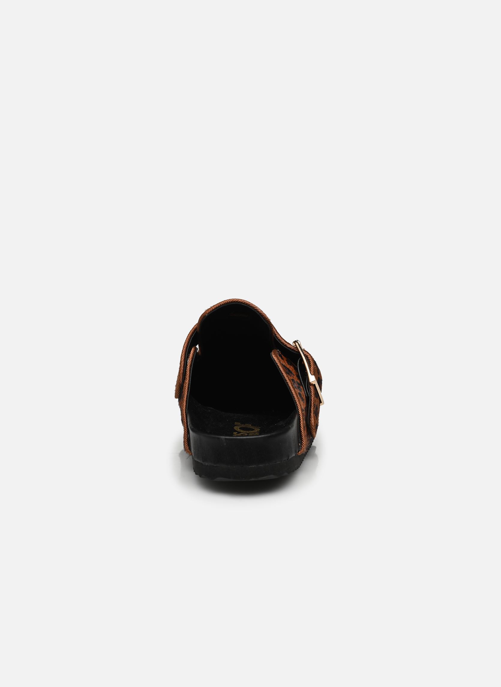 Muilen en klompen Sabot in pony hair dames bruin Colors of California Muilen en klompen Sabot in pony hair dames bruin LEO