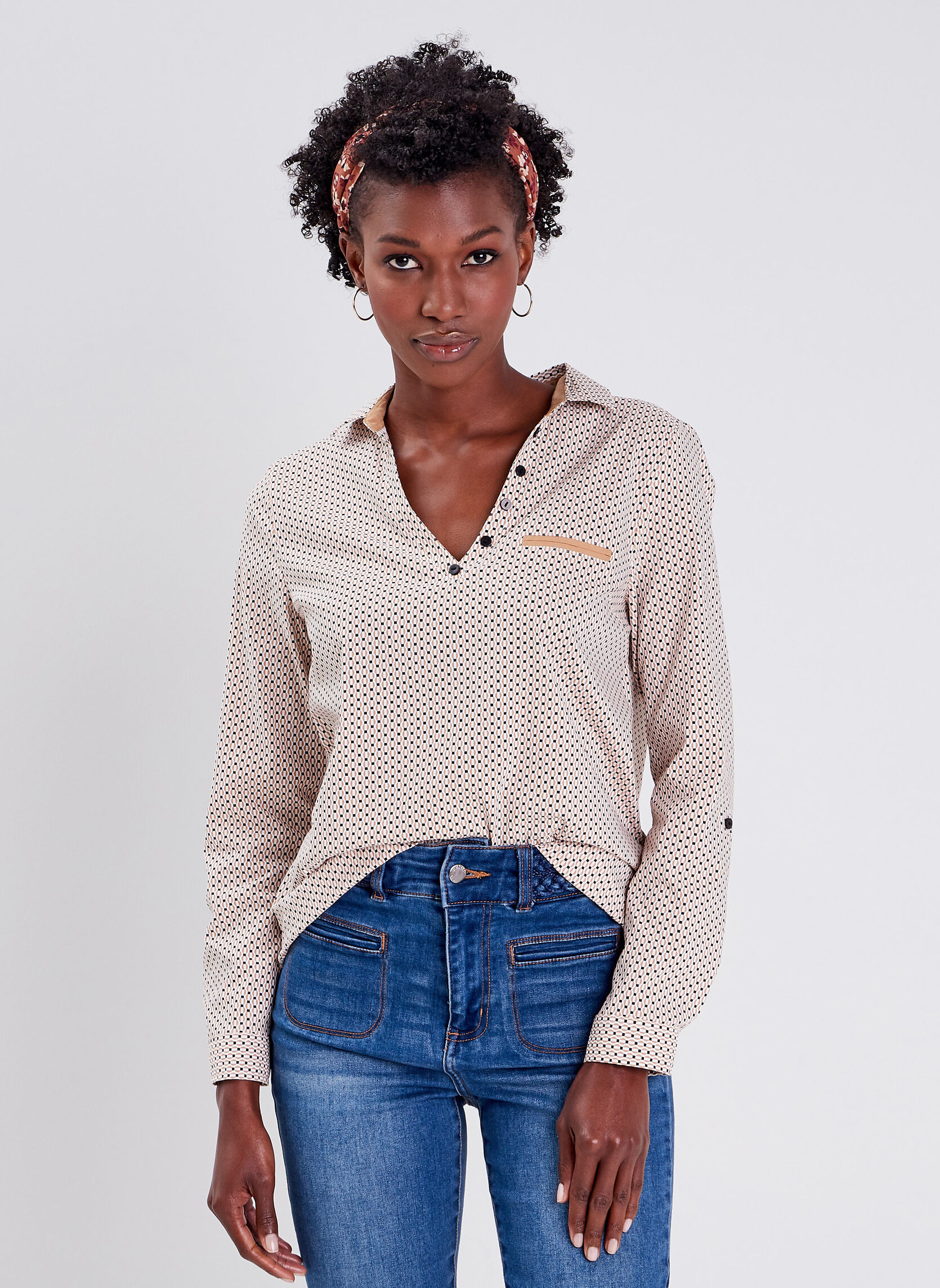Chemises VAFOLYNEW femme blanc Cache Cache Chemises VAFOLYNEW femme blanc Blanc