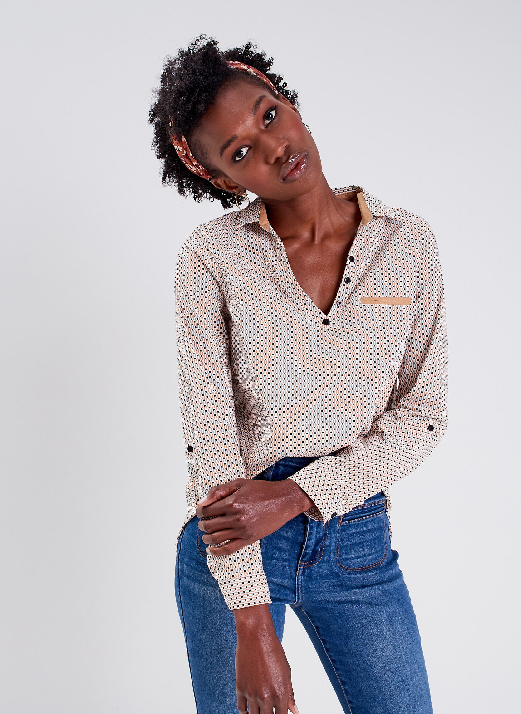 Chemises VAFOLYNEW femme blanc Cache Cache Chemises VAFOLYNEW femme blanc Blanc
