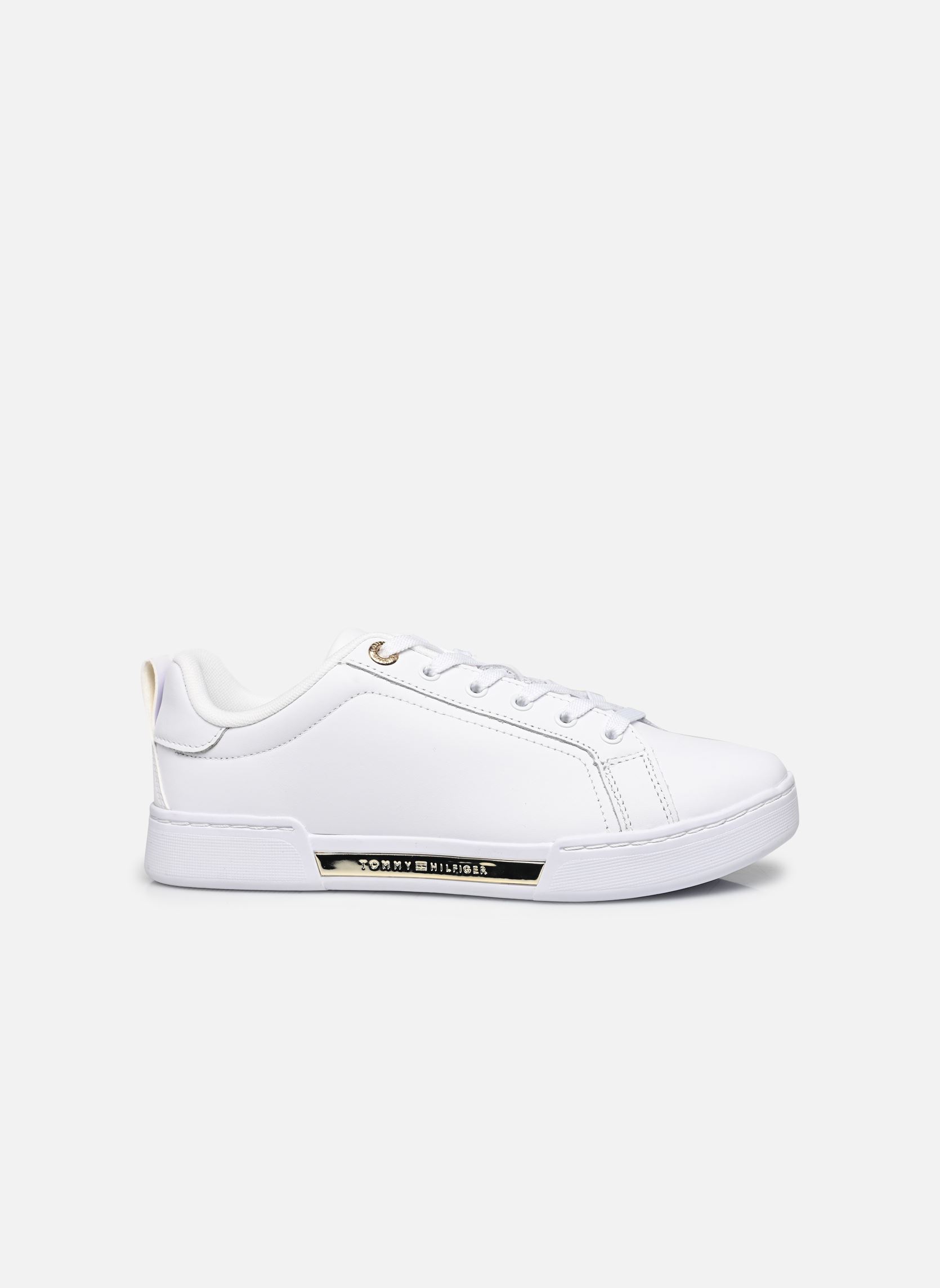 Baskets basses CHIQUE COURT SNEAKER femme blanc Tommy Hilfiger Baskets basses CHIQUE COURT SNEAKER femme blanc YBS