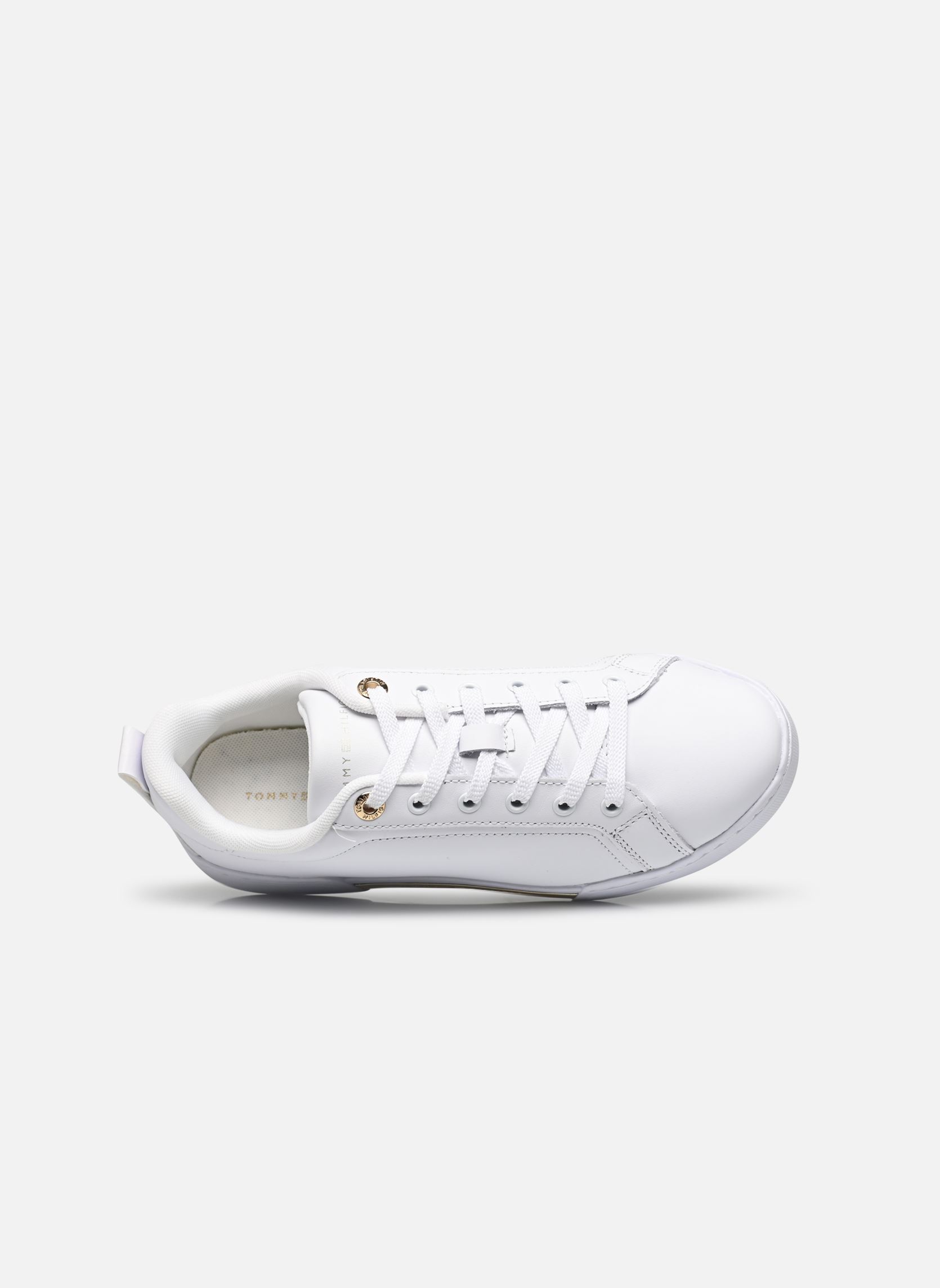 Baskets basses CHIQUE COURT SNEAKER femme blanc Tommy Hilfiger Baskets basses CHIQUE COURT SNEAKER femme blanc YBS
