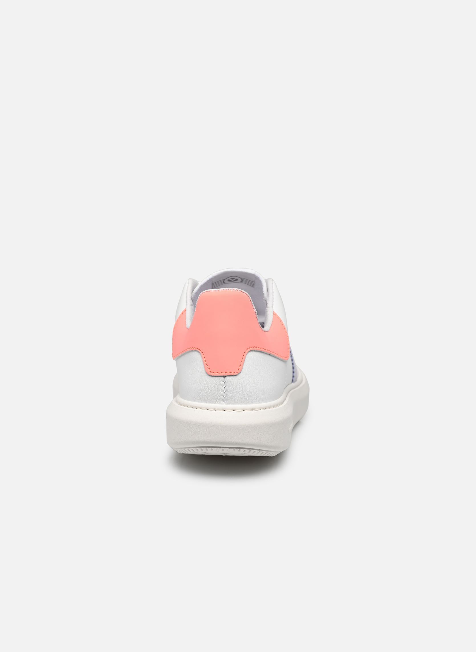 Sneaker MILAN EFECTO PIEL & NEON damen weiß Victoria Sneaker MILAN EFECTO PIEL & NEON damen weiß Coral