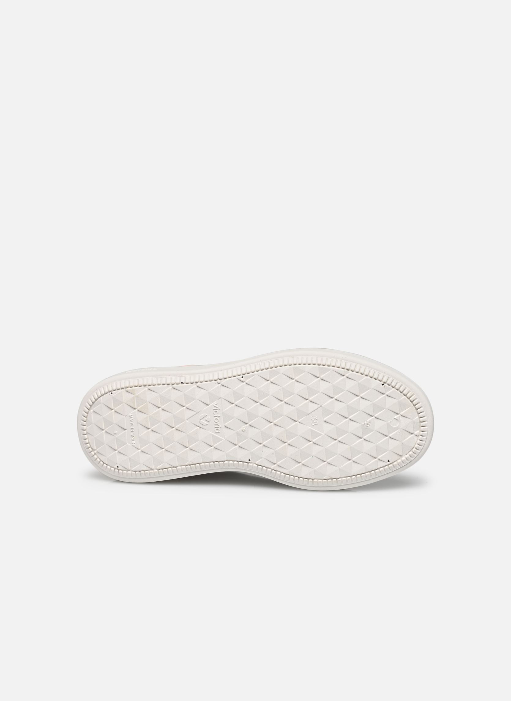 Sneaker MILAN EFECTO PIEL & NEON damen weiß Victoria Sneaker MILAN EFECTO PIEL & NEON damen weiß Coral