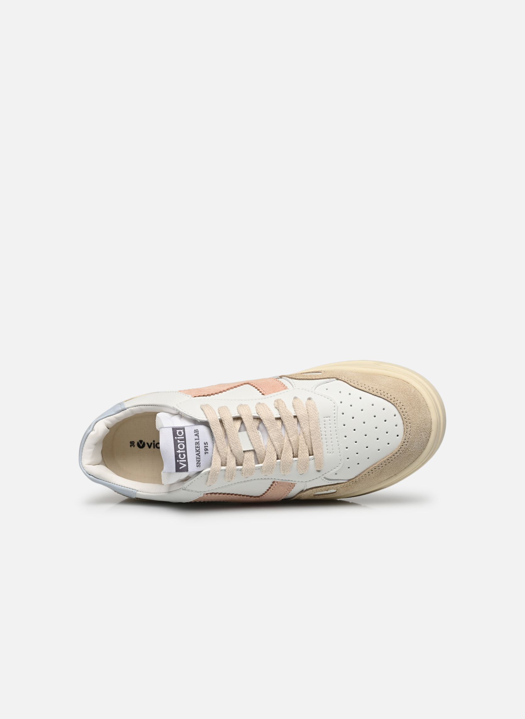 Niedrige Sneaker SEUL EFECTO PIEL & SERRAJE damen weiß Victoria Niedrige Sneaker SEUL EFECTO PIEL & SERRAJE damen weiß CELESTE