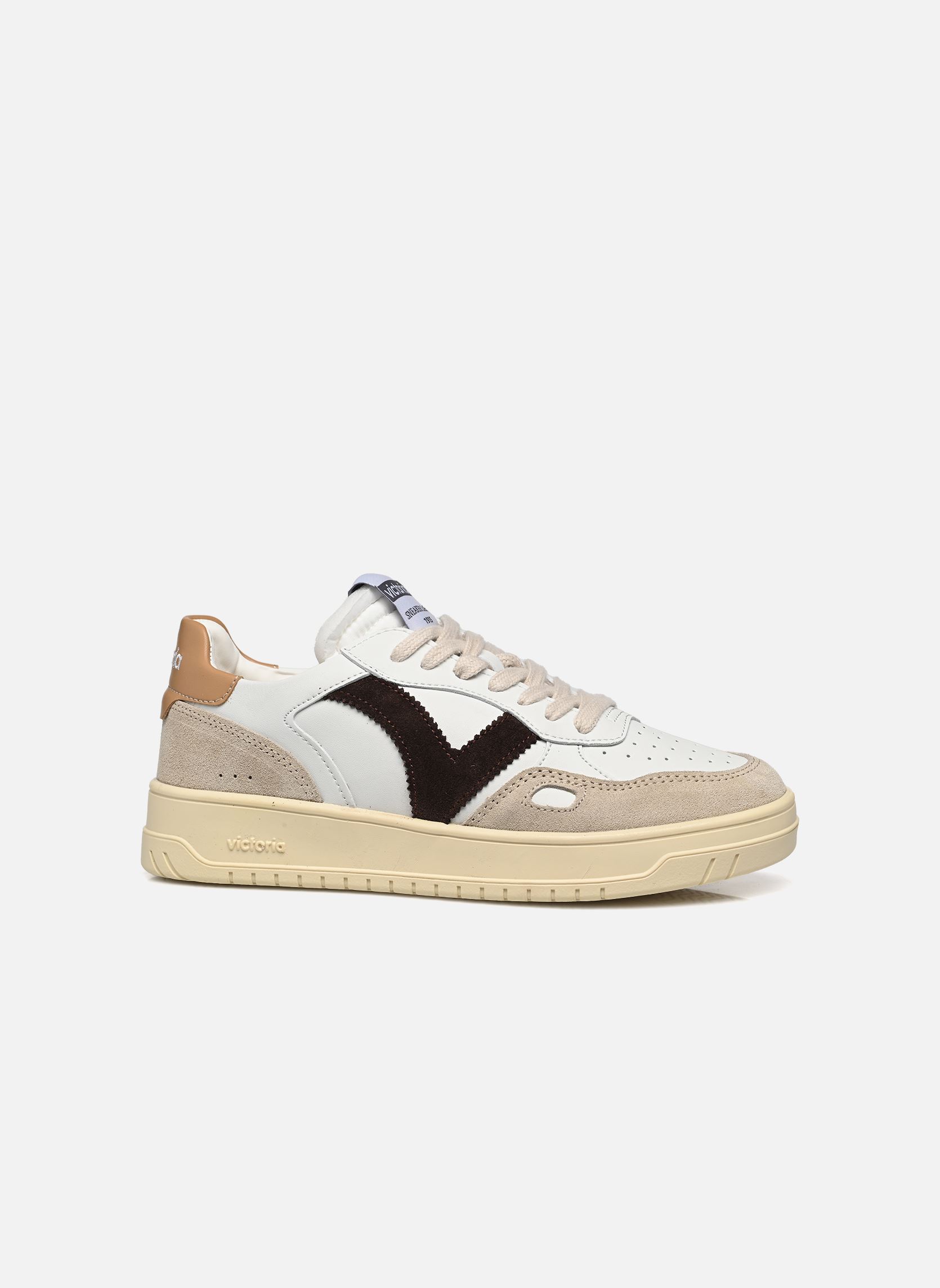 Baskets basses SEUL EFECTO PIEL & SERRAJE femme blanc Victoria Baskets basses SEUL EFECTO PIEL & SERRAJE femme blanc TAUPE