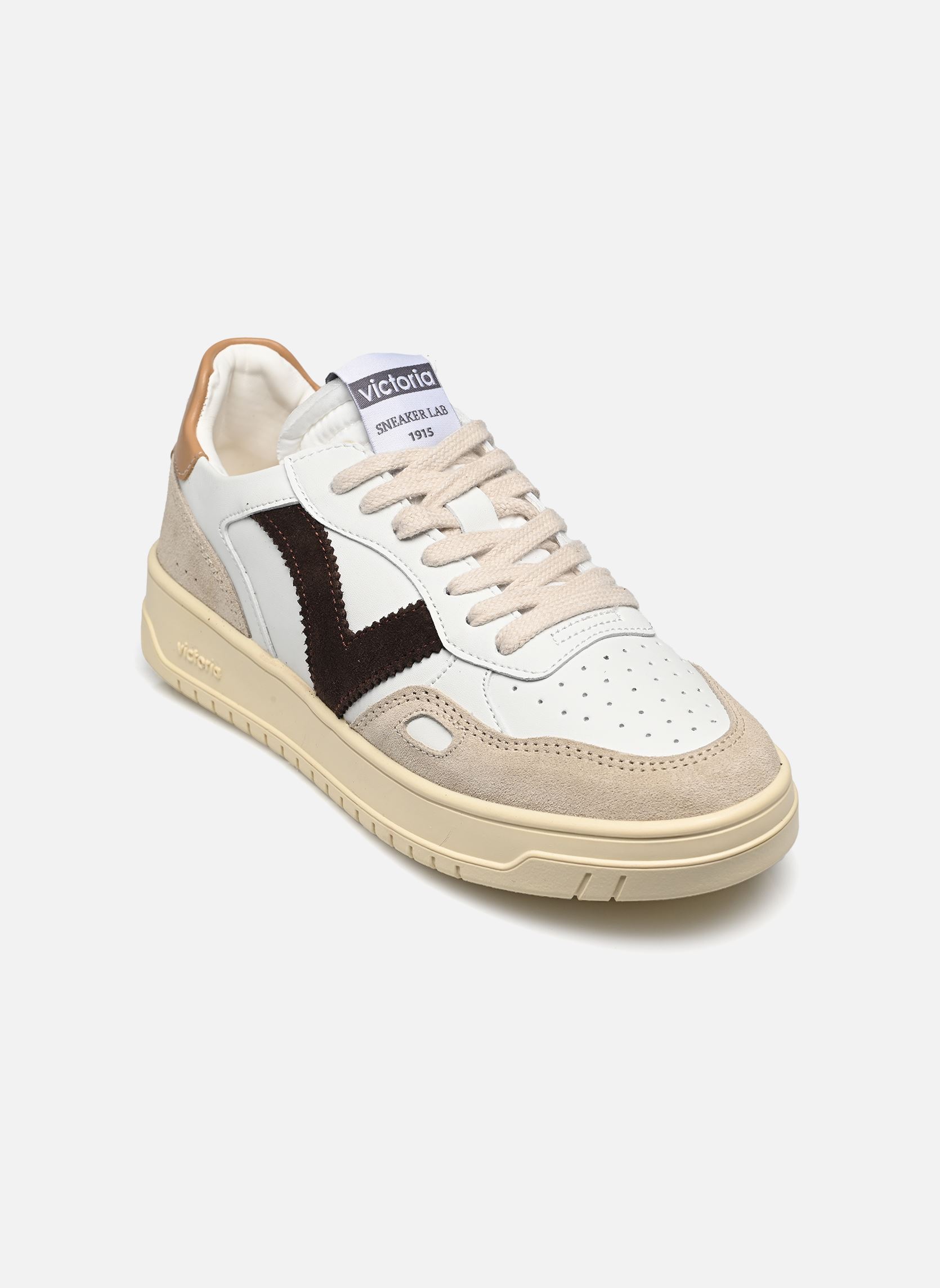 Baskets basses SEUL EFECTO PIEL & SERRAJE femme blanc Victoria Baskets basses SEUL EFECTO PIEL & SERRAJE femme blanc TAUPE