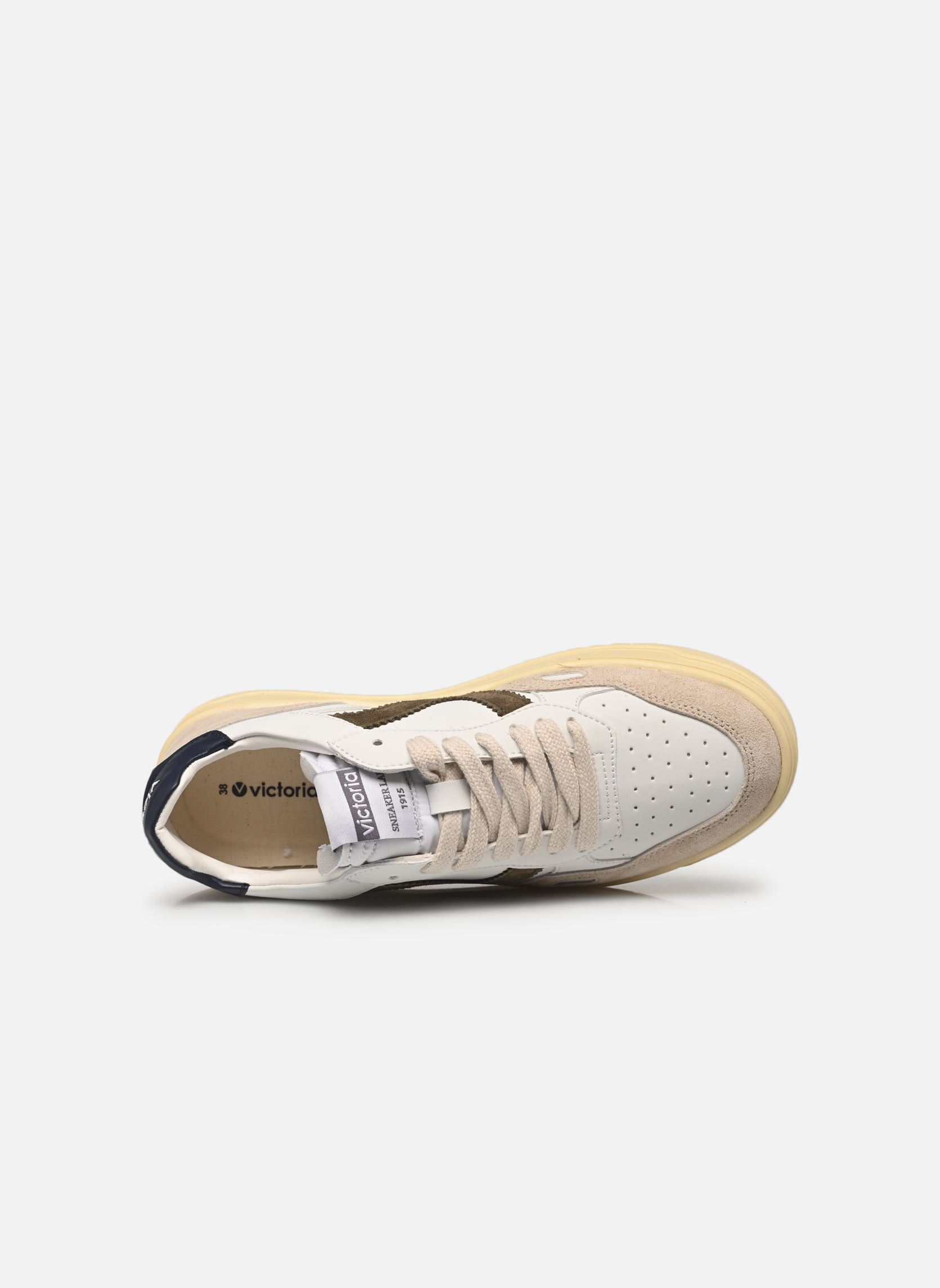 Baskets basses SEUL EFECTO PIEL & SERRAJE femme blanc Victoria Baskets basses SEUL EFECTO PIEL & SERRAJE femme blanc MARINO