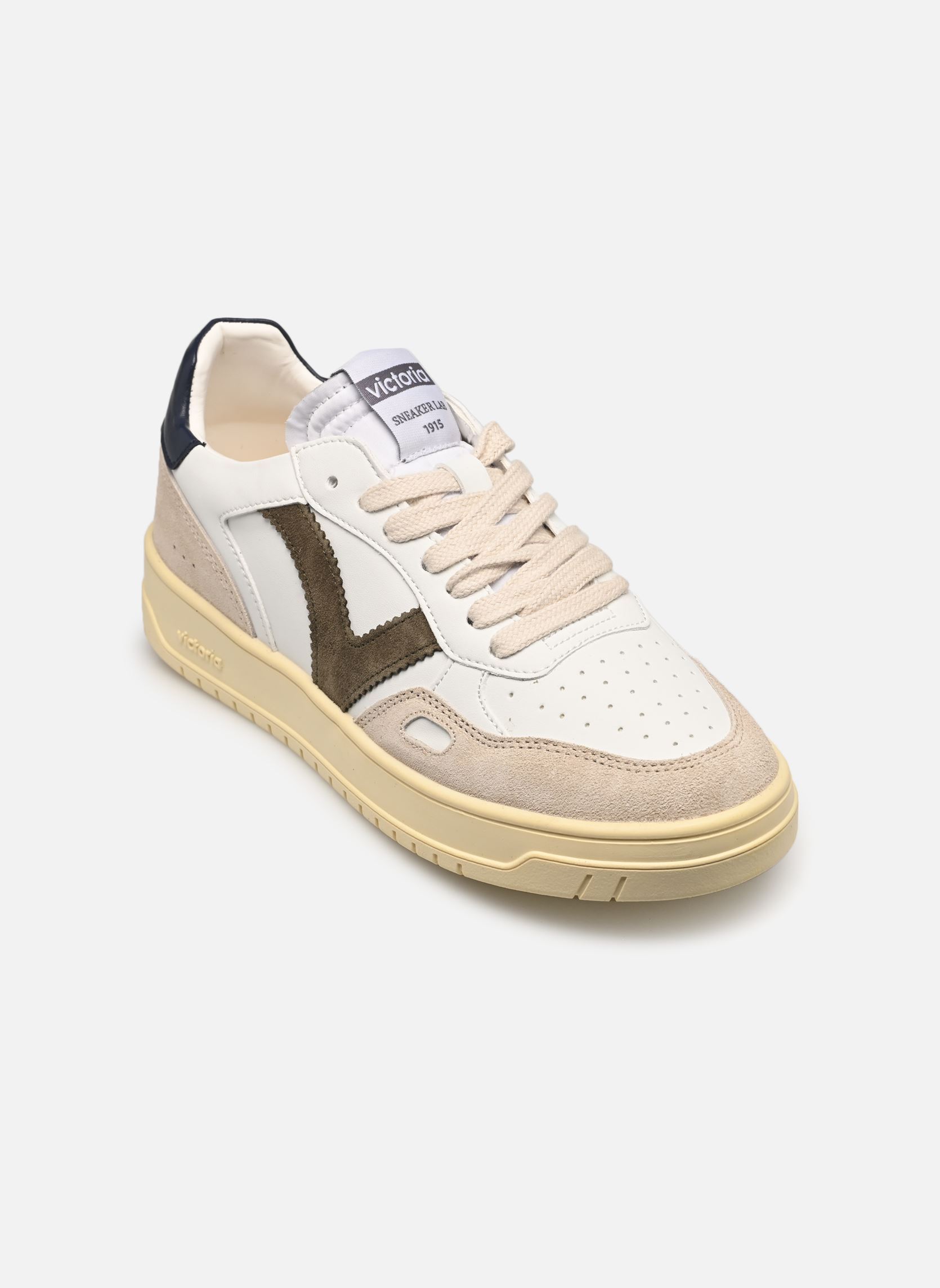 Baskets basses SEUL EFECTO PIEL & SERRAJE femme blanc Victoria Baskets basses SEUL EFECTO PIEL & SERRAJE femme blanc MARINO