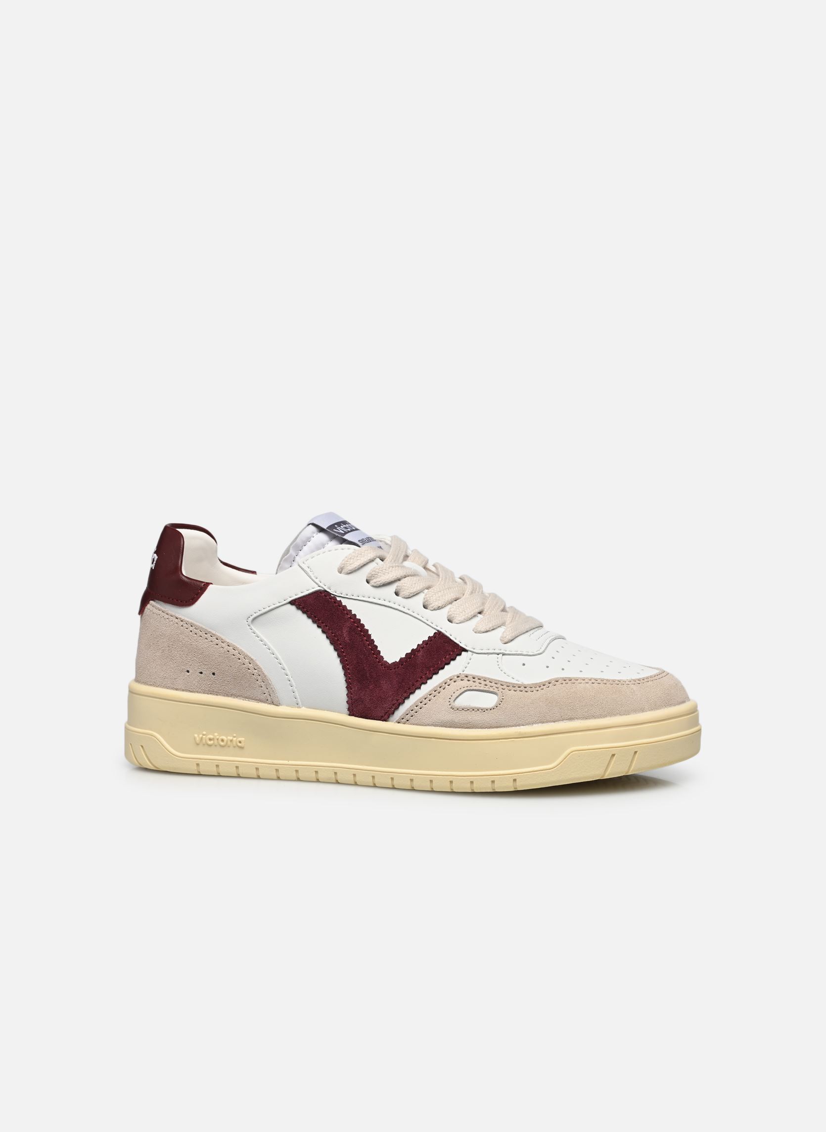 Niedrige Sneaker SEUL EFECTO PIEL & SERRAJE damen weiß Victoria Niedrige Sneaker SEUL EFECTO PIEL & SERRAJE damen weiß BURDEOS