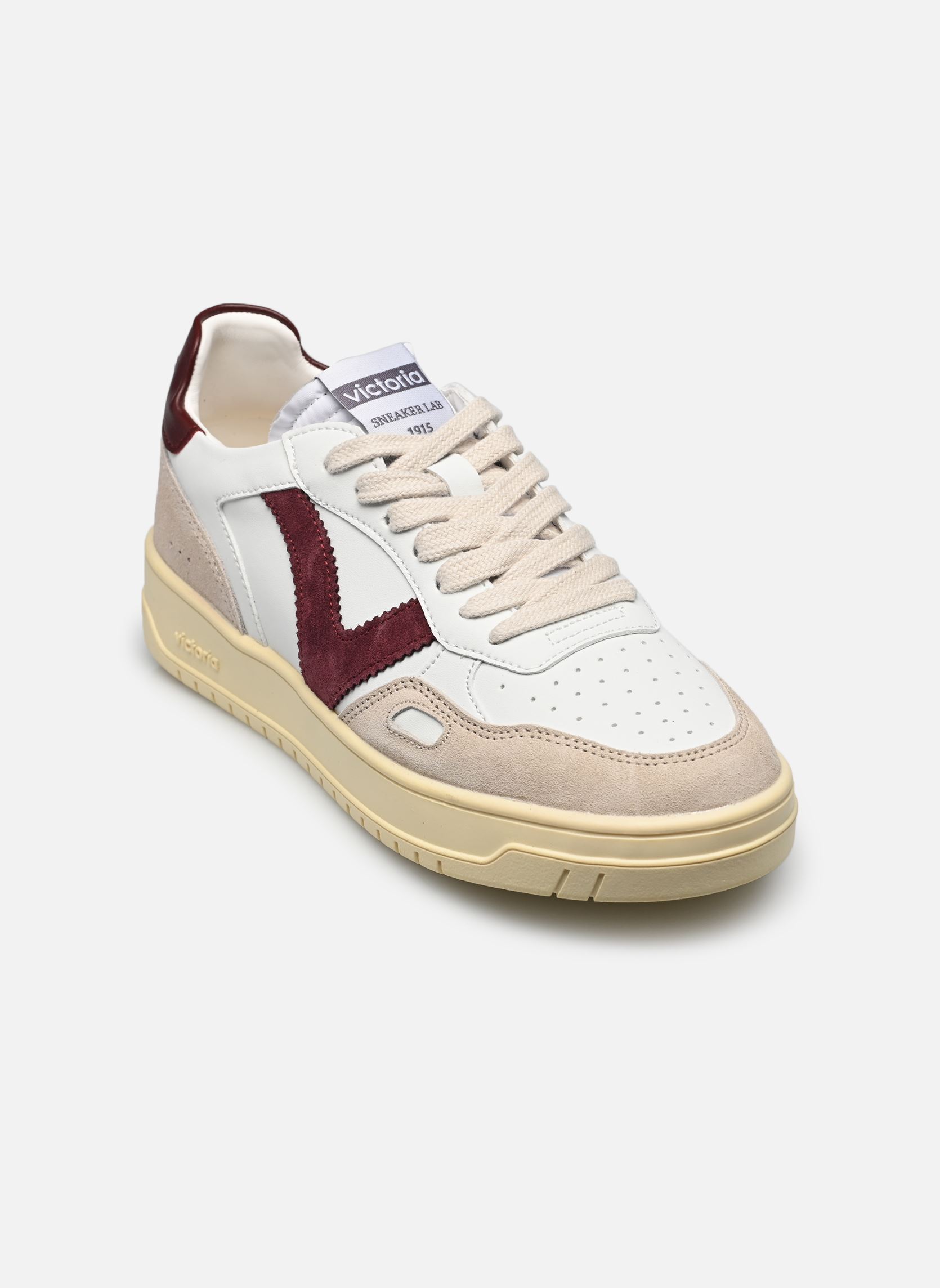 Niedrige Sneaker SEUL EFECTO PIEL & SERRAJE damen weiß Victoria Niedrige Sneaker SEUL EFECTO PIEL & SERRAJE damen weiß BURDEOS