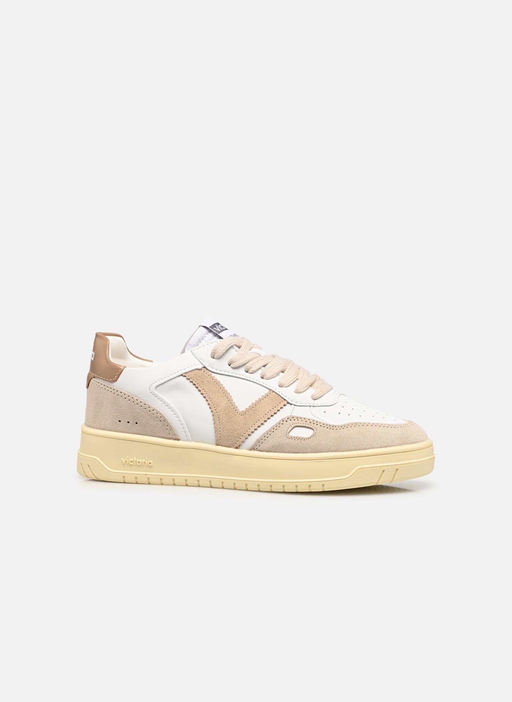 Baskets basses SEUL EFECTO PIEL & SERRAJE femme blanc Victoria Baskets basses SEUL EFECTO PIEL & SERRAJE femme blanc BEIGE