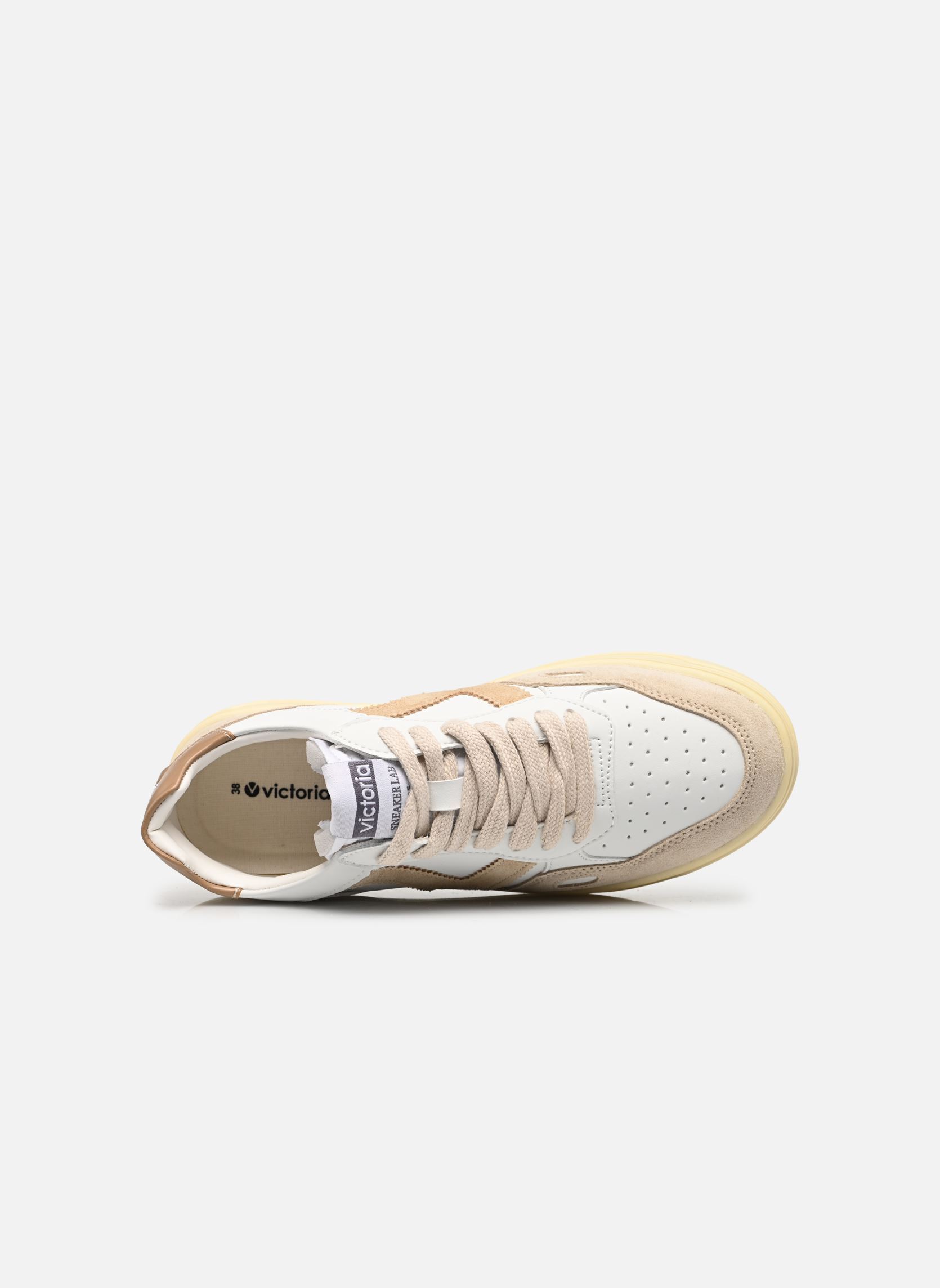 Baskets basses SEUL EFECTO PIEL & SERRAJE femme blanc Victoria Baskets basses SEUL EFECTO PIEL & SERRAJE femme blanc BEIGE