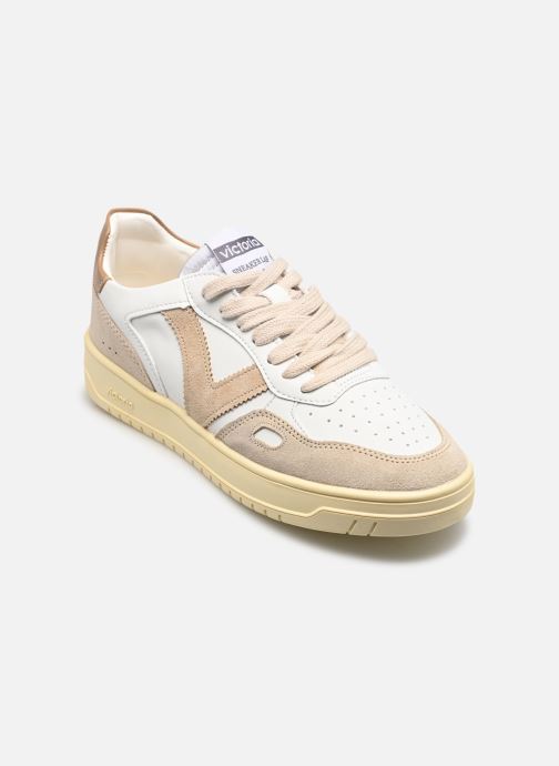 Victoria Niedrige Sneaker SEUL EFECTO PIEL & SERRAJE damen weiß