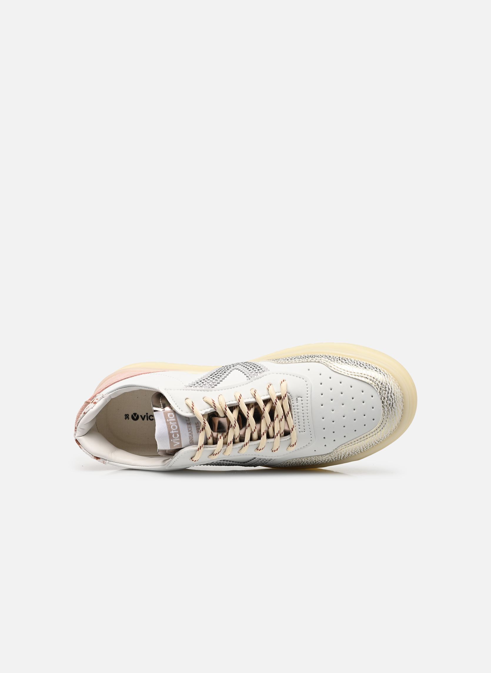Niedrige Sneaker SEUL EFECTO PIEL & SERRAJE damen weiß Victoria Niedrige Sneaker SEUL EFECTO PIEL & SERRAJE damen weiß MELOCOTON 2