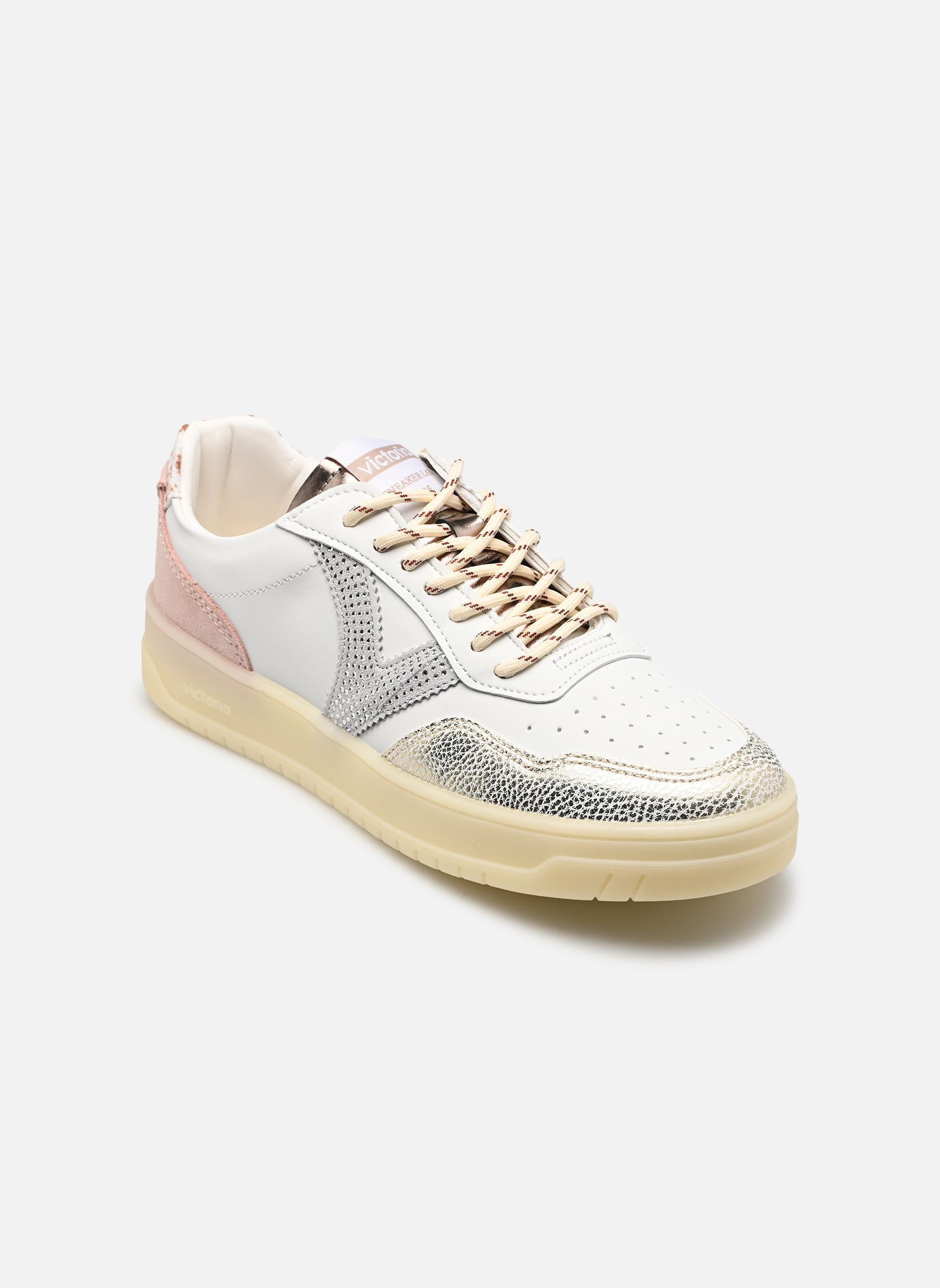 Niedrige Sneaker SEUL EFECTO PIEL & SERRAJE damen weiß Victoria Niedrige Sneaker SEUL EFECTO PIEL & SERRAJE damen weiß MELOCOTON 2