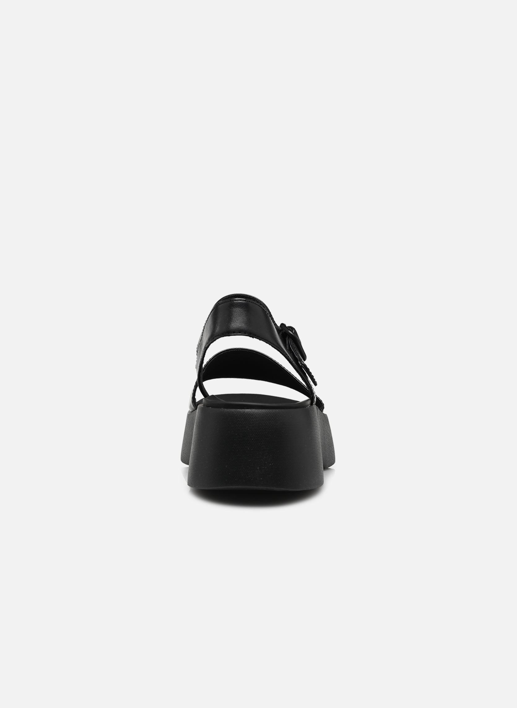 Sandalen met sleehak en plateau Tasha K201659 dames zwart Camper Sandalen met sleehak en plateau Tasha K201659 dames zwart Ultrasoft Negro