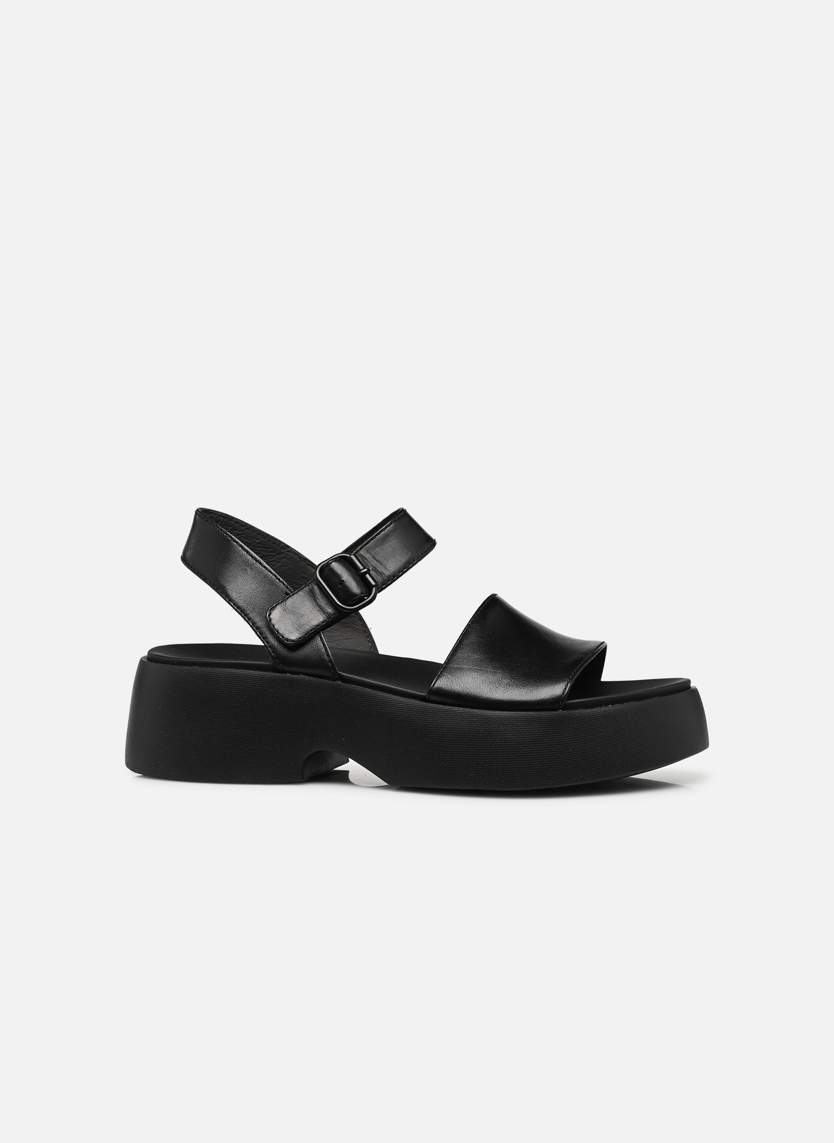 Sandalen met sleehak en plateau Tasha K201659 dames zwart Camper Sandalen met sleehak en plateau Tasha K201659 dames zwart Ultrasoft Negro