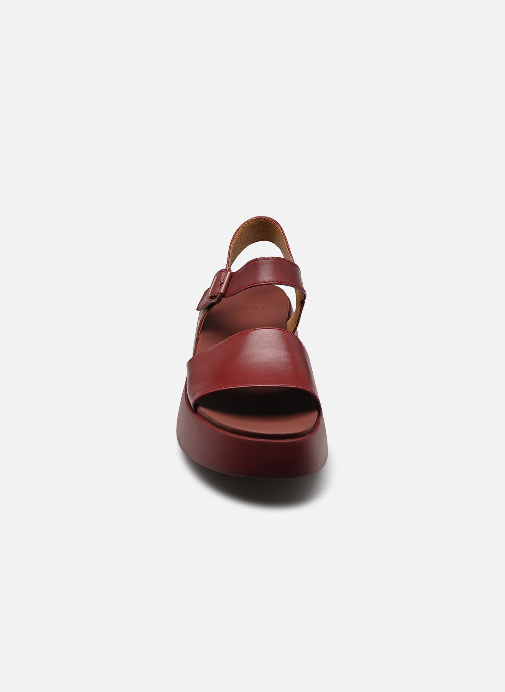 Sandalen met sleehak en plateau Tasha K201659 dames bordeaux Camper Sandalen met sleehak en plateau Tasha K201659 dames bordeaux Ultrasoft Garnet