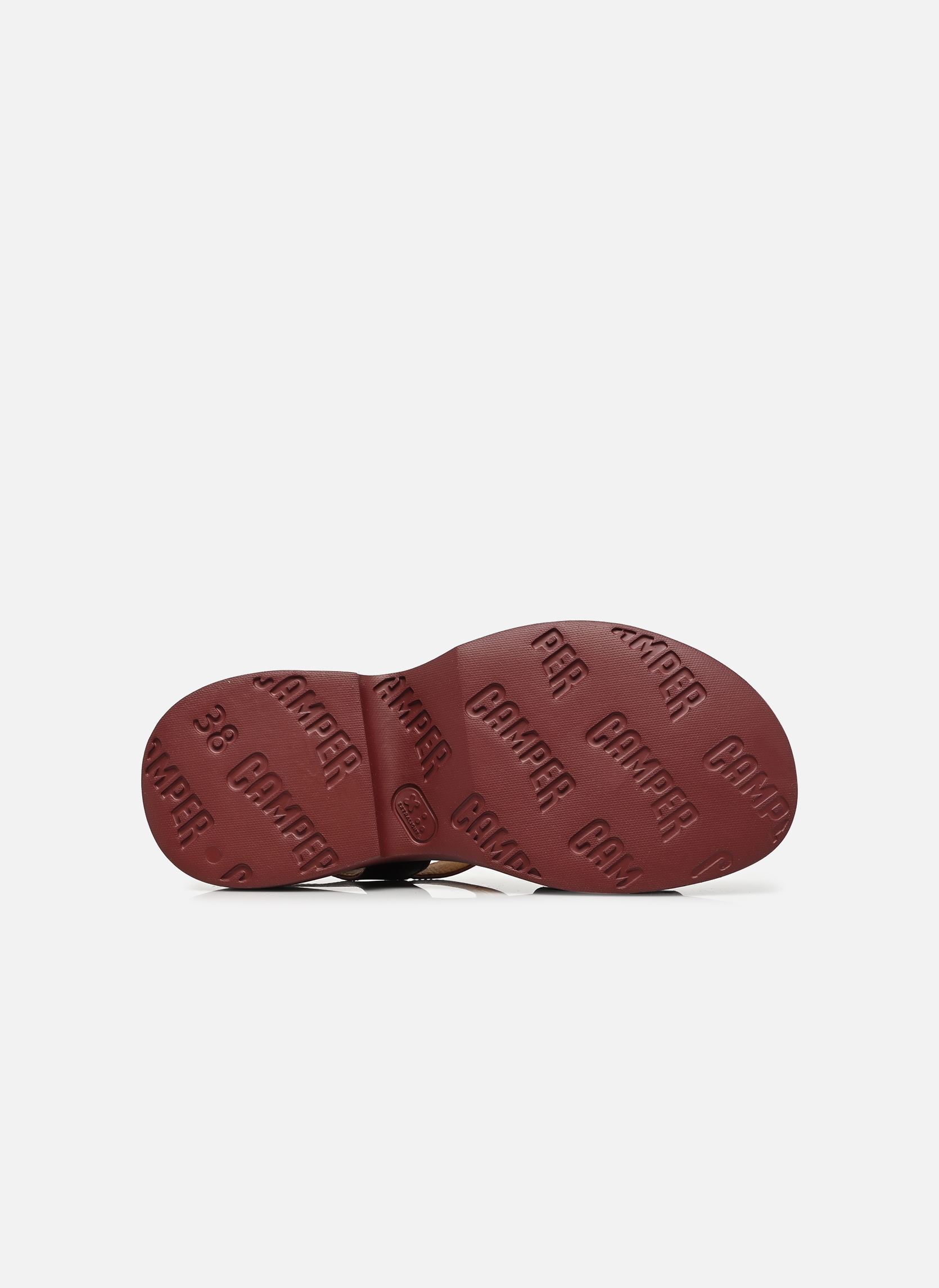 Sandalen met sleehak en plateau Tasha K201659 dames bordeaux Camper Sandalen met sleehak en plateau Tasha K201659 dames bordeaux Ultrasoft Garnet