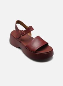 Sandalen met sleehak en plateau Tasha K201659 dames zwart