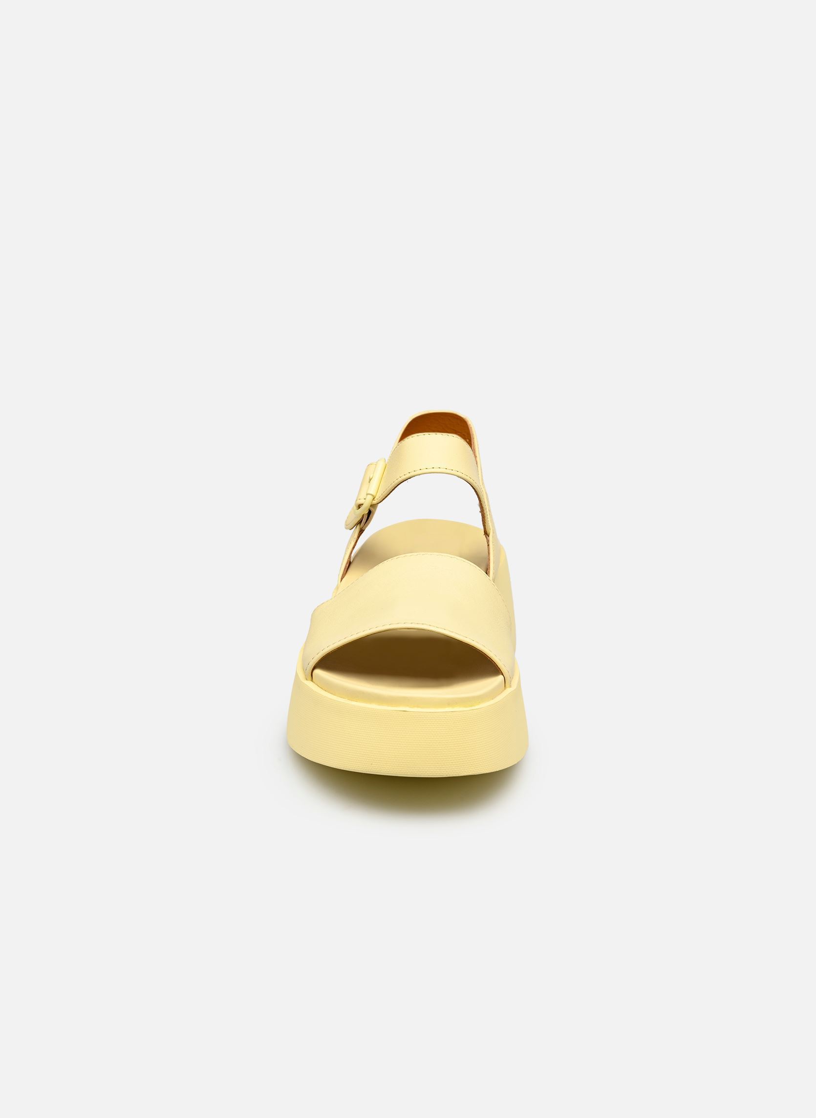 Sandales compensées et plateformes Tasha K201659 femme jaune Camper Sandales compensées et plateformes Tasha K201659 femme jaune Gobi Flora