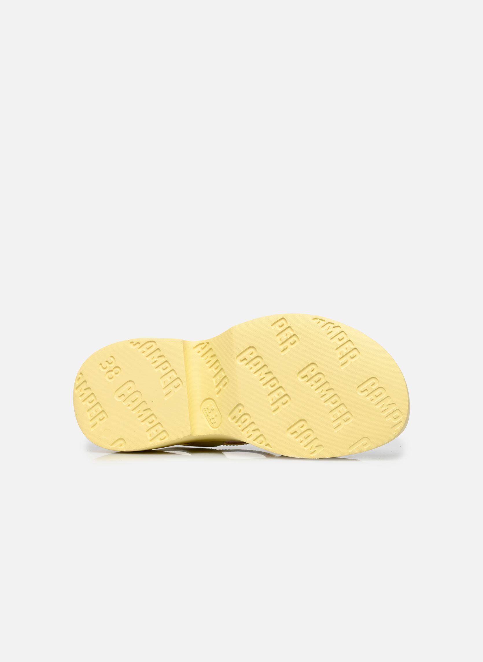 Sandales compensées et plateformes Tasha K201659 femme jaune Camper Sandales compensées et plateformes Tasha K201659 femme jaune Gobi Flora